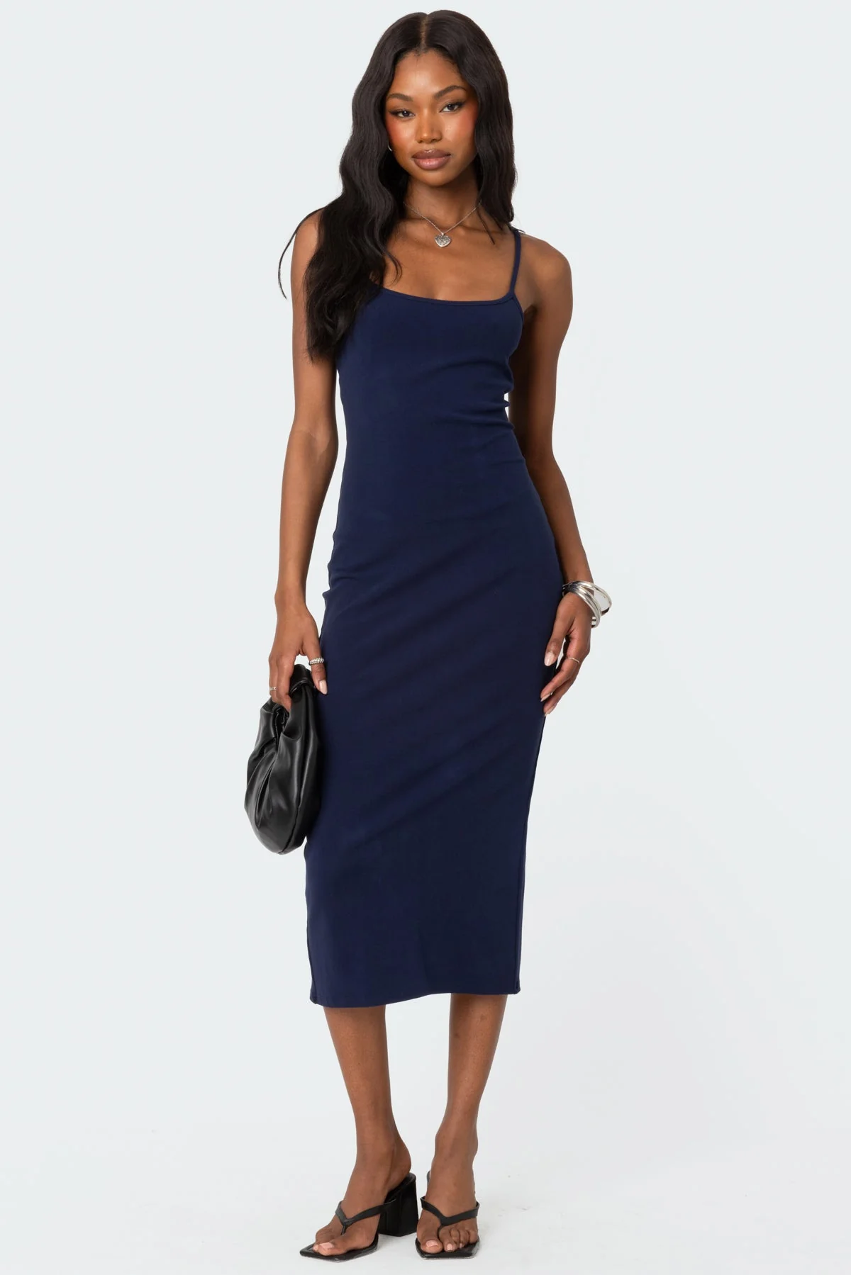Air Back Slitted Midi Dress - Image 5