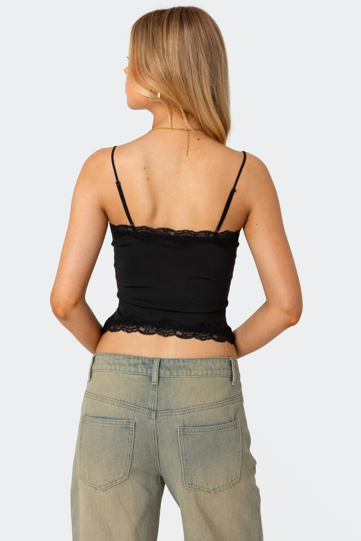 Cruella Lace Trim Tank Top - Image 5