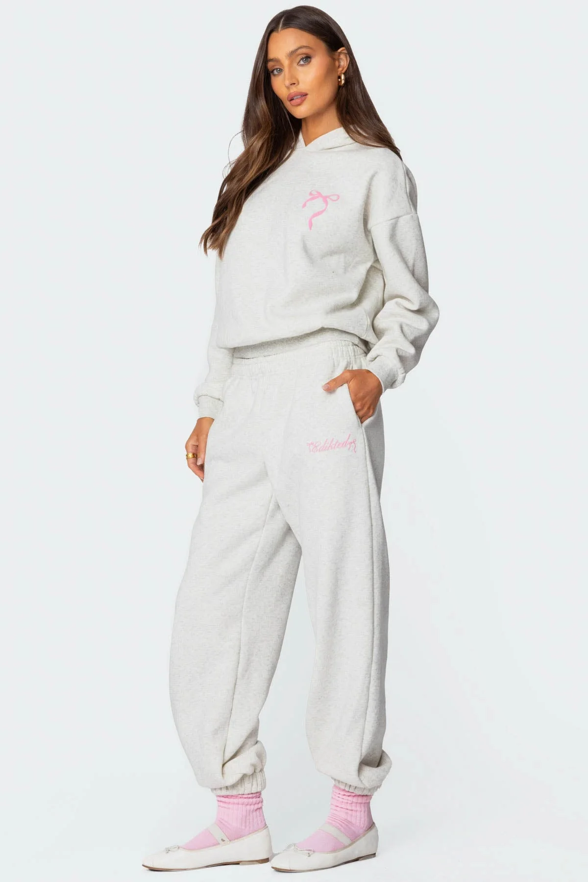 Sasha Bow Detail Hoodie - Image 5