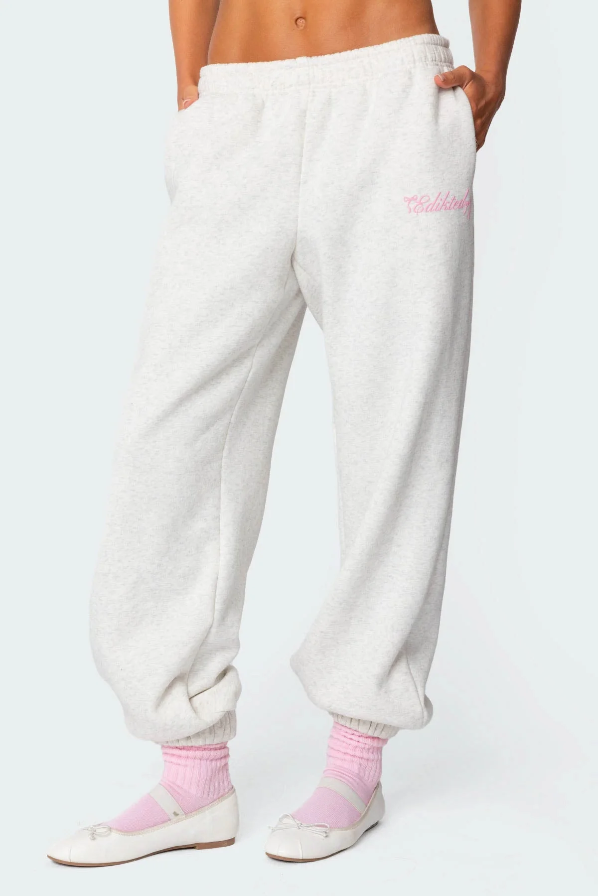Sasha Bow Detail Joggers - Image 2