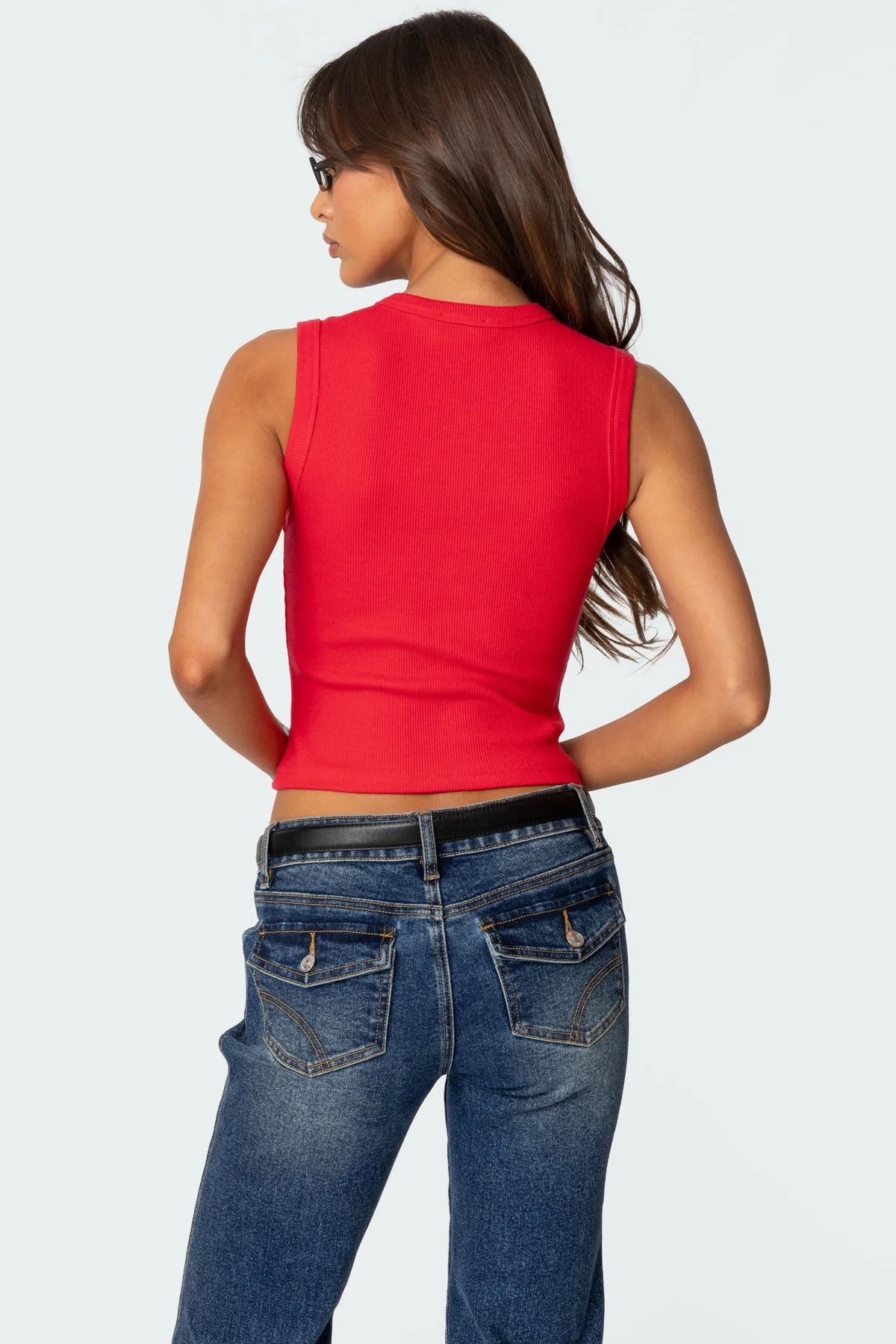 Basel Button Up Tank Top - Image 5