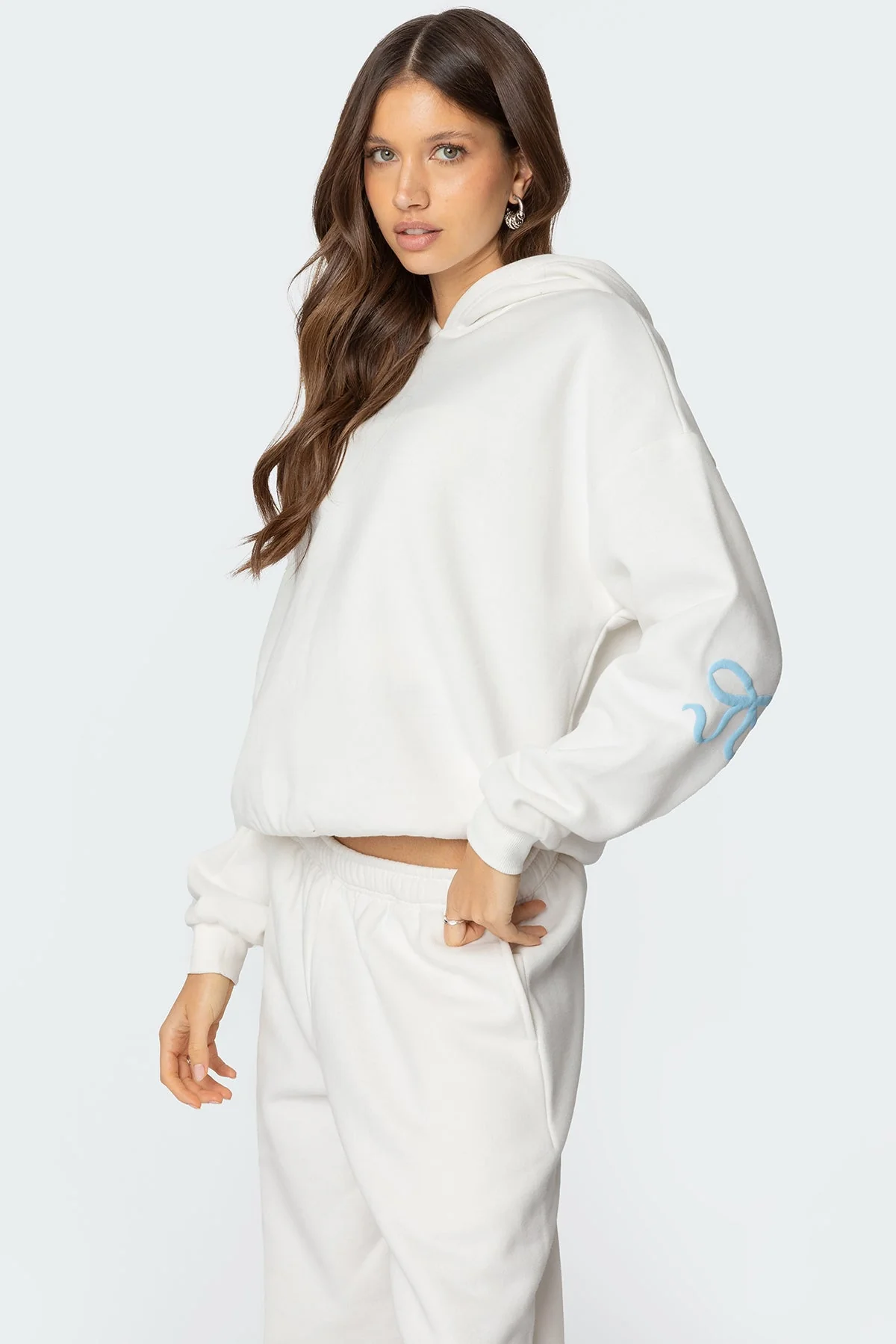 Bonney Bow Detail Hoodie - Image 3