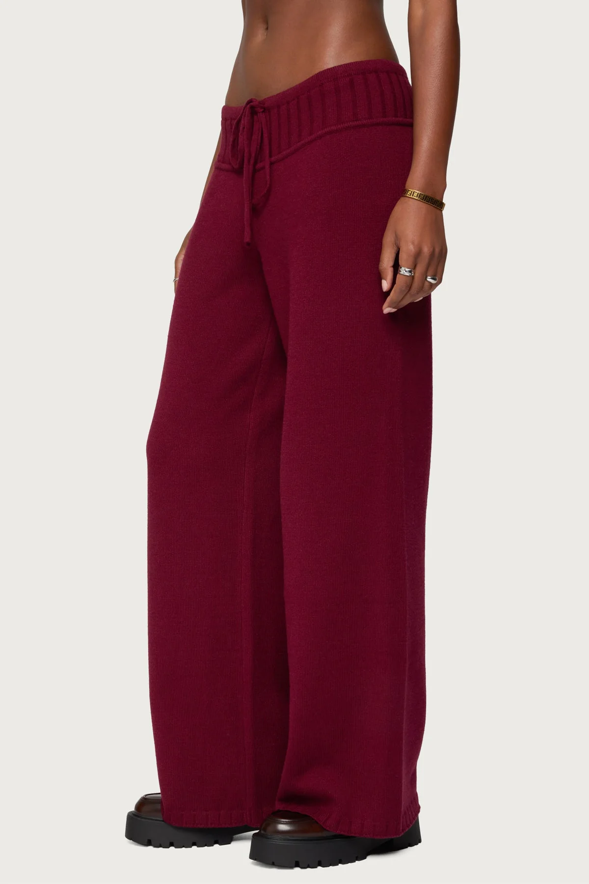 Russell Straight Leg Knit Trousers - Image 4