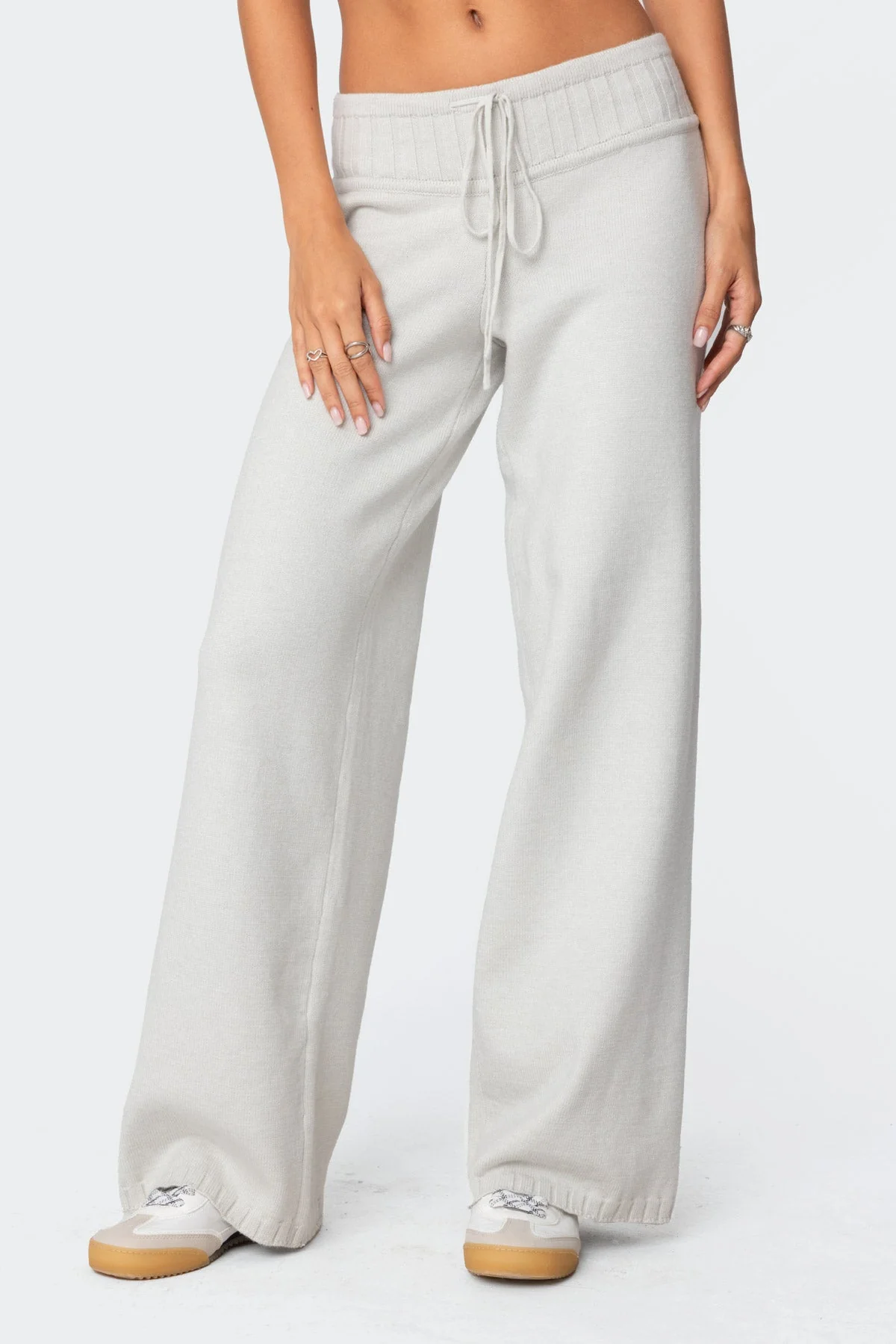 Russell Straight Leg Knit Trousers - Image 2
