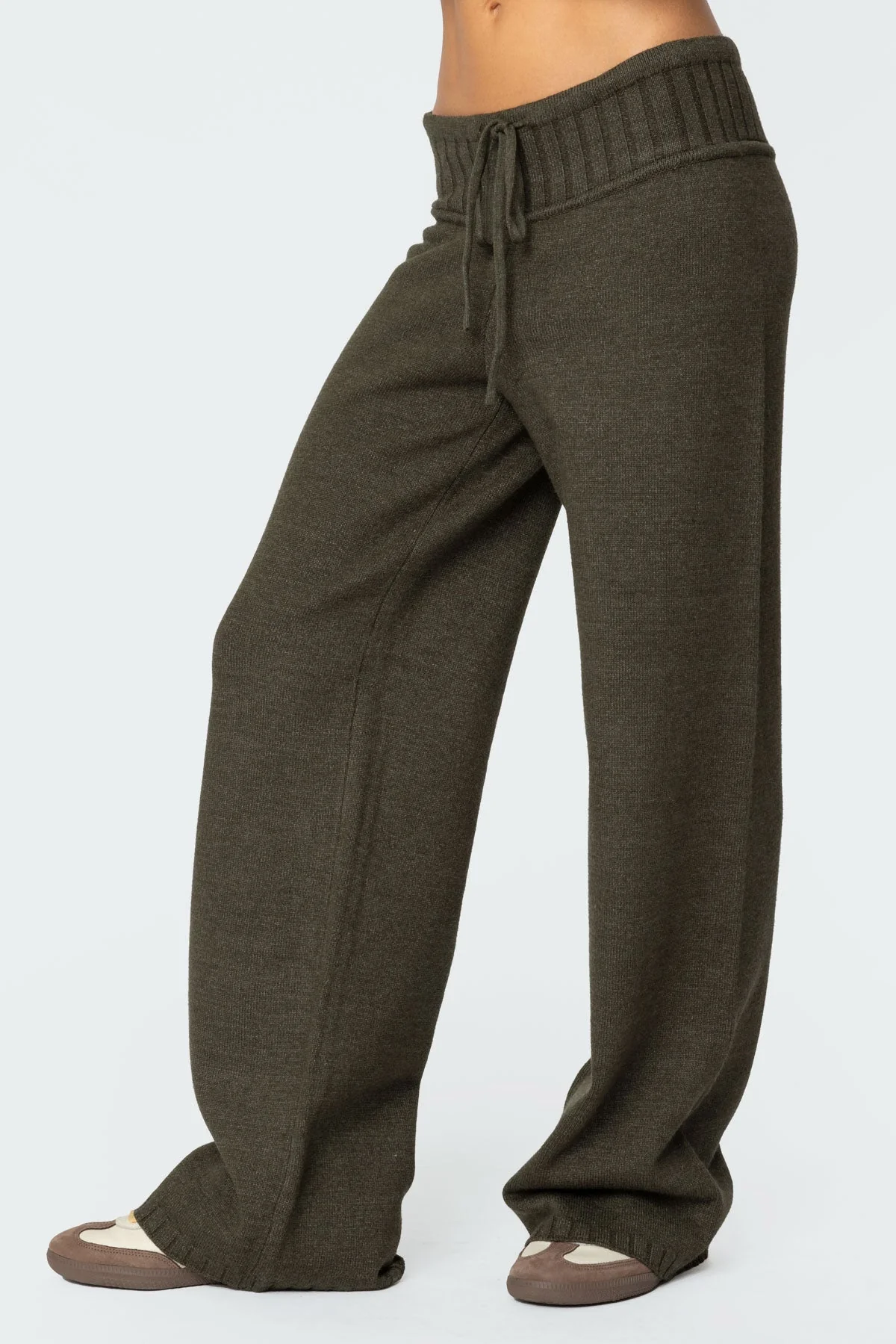 Russell Straight Leg Knit Trousers - Image 3