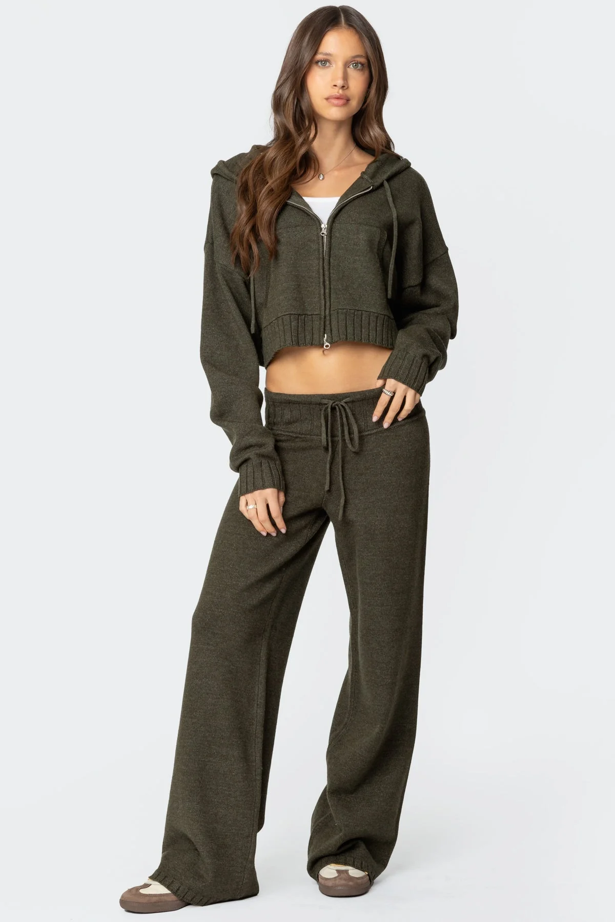 Russell Straight Leg Knit Trousers - Image 5