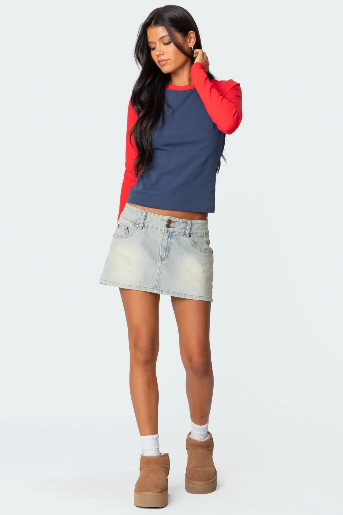 Tommi Raglan Long Sleeve T Shirt - Image 5