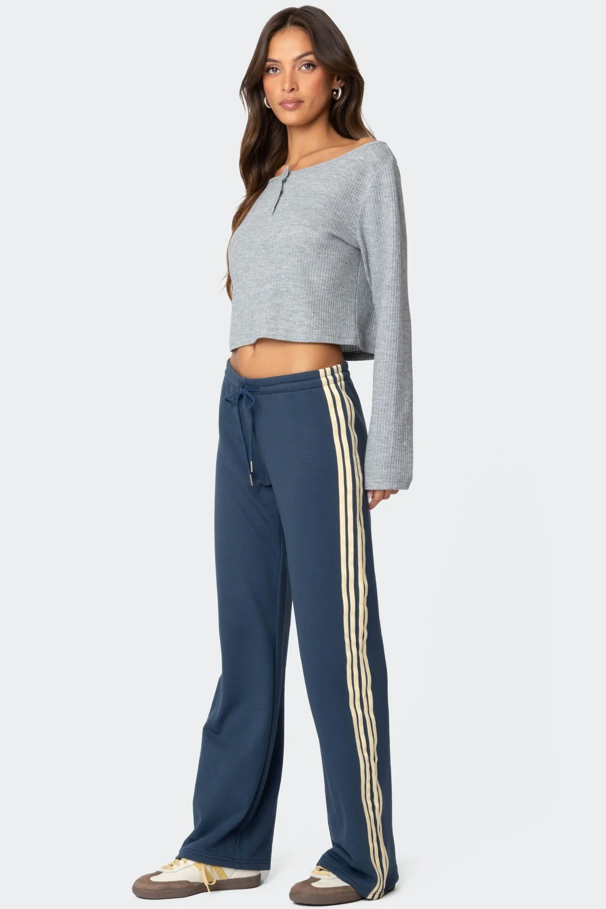 Averie Contrast Striped Joggers - Image 3
