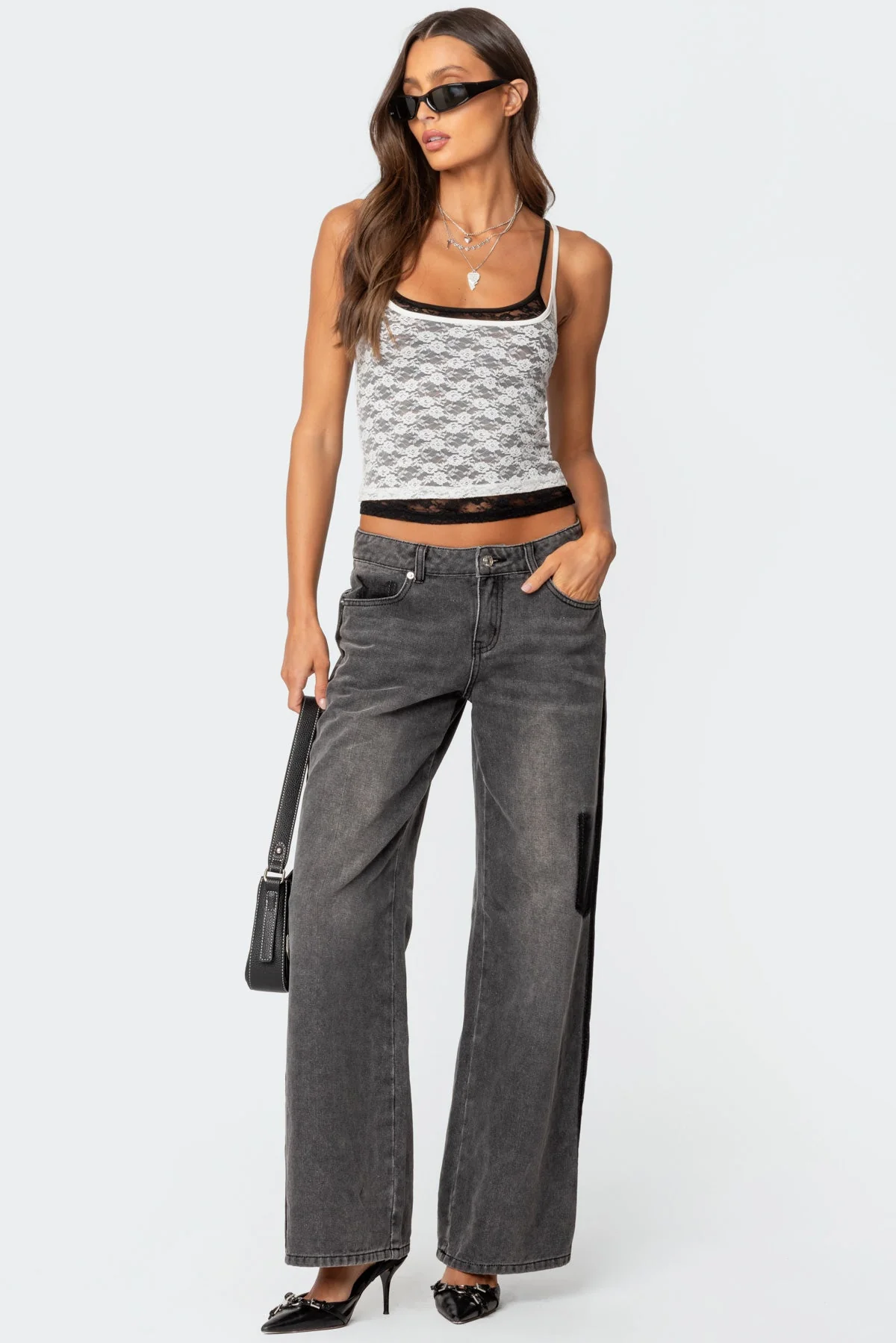 Wynnie Layered Lace Tank Top - Image 2