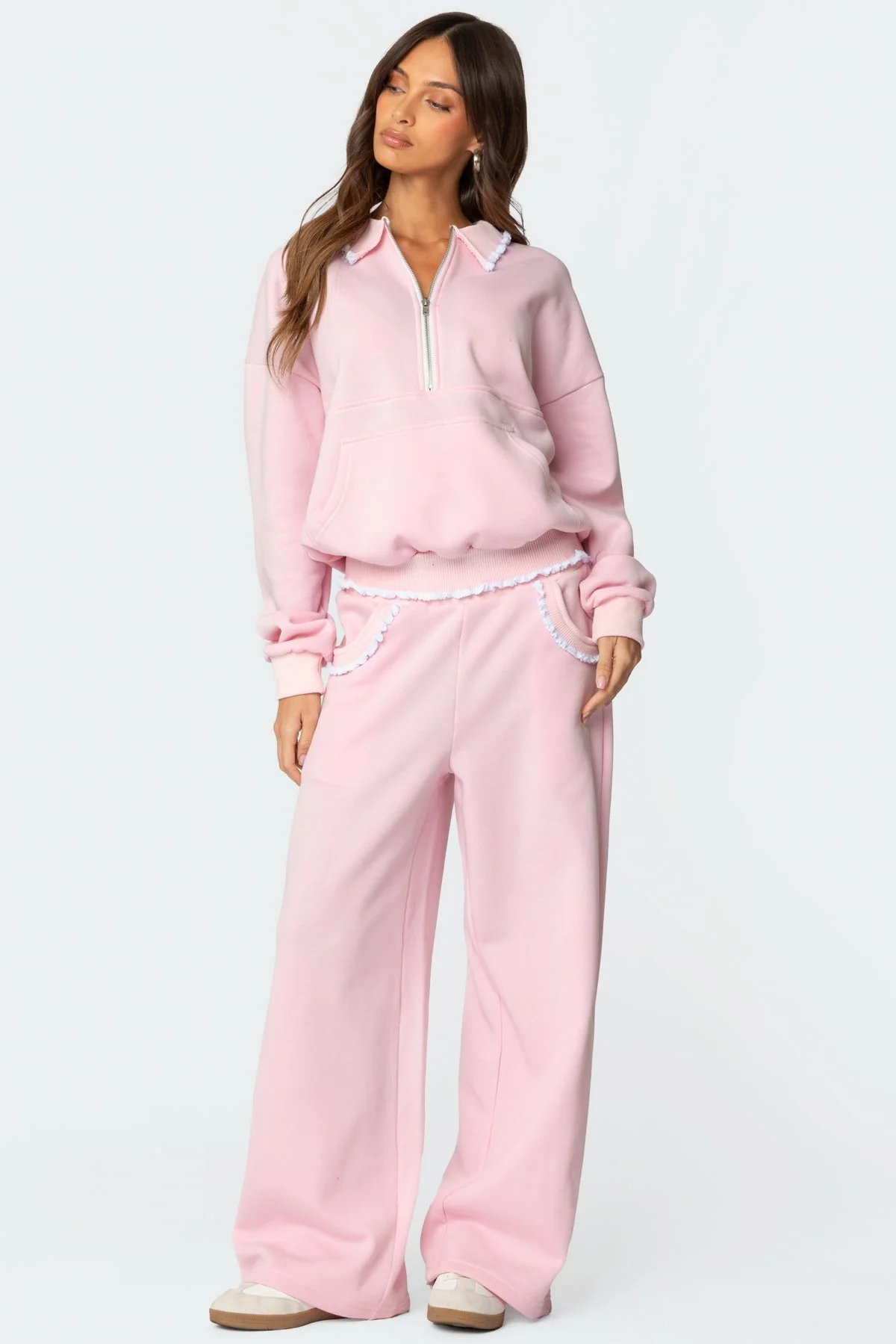 Ashtin Ruffle Trim Joggers - Image 3