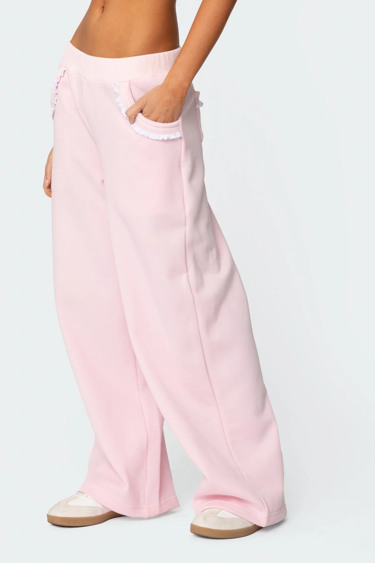Ashtin Ruffle Trim Joggers - Image 4