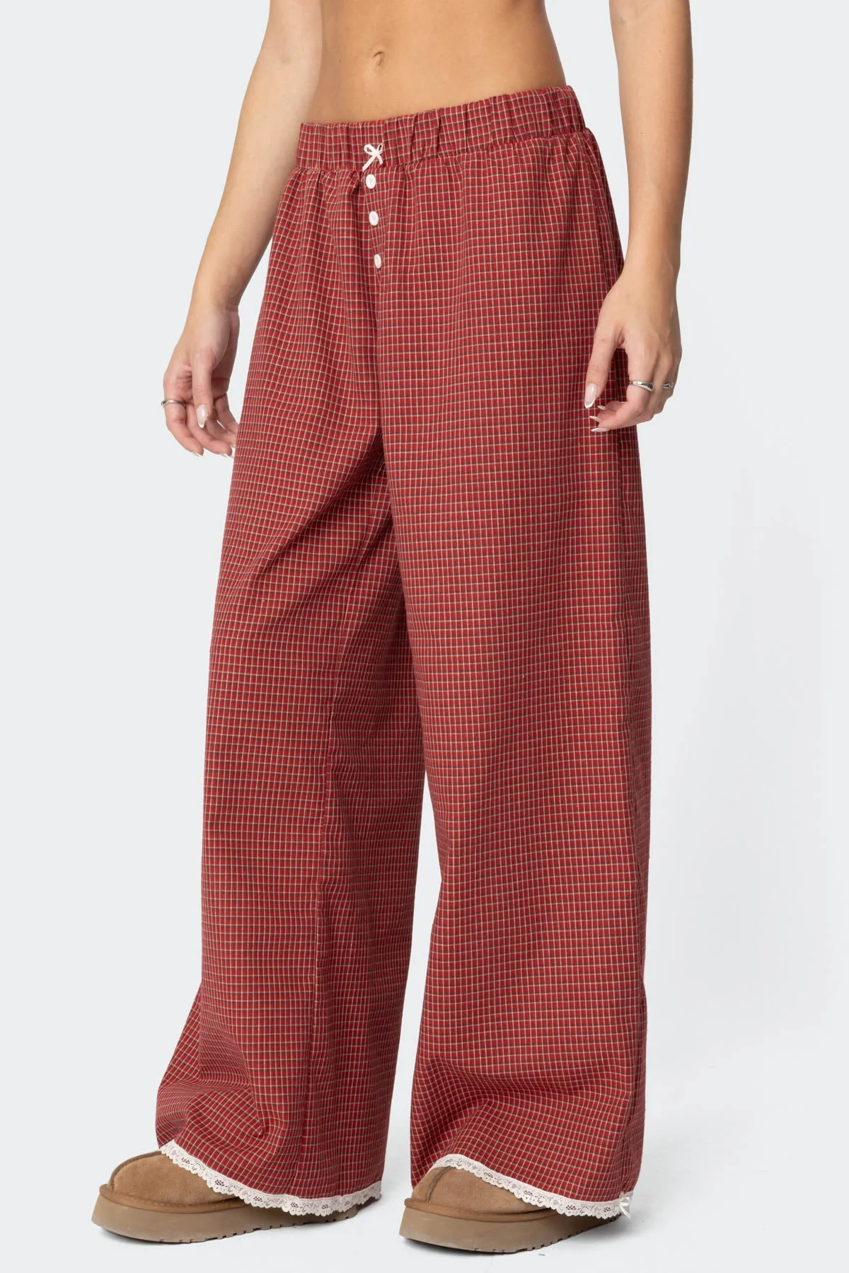Dakota Plaid Trousers - Image 4