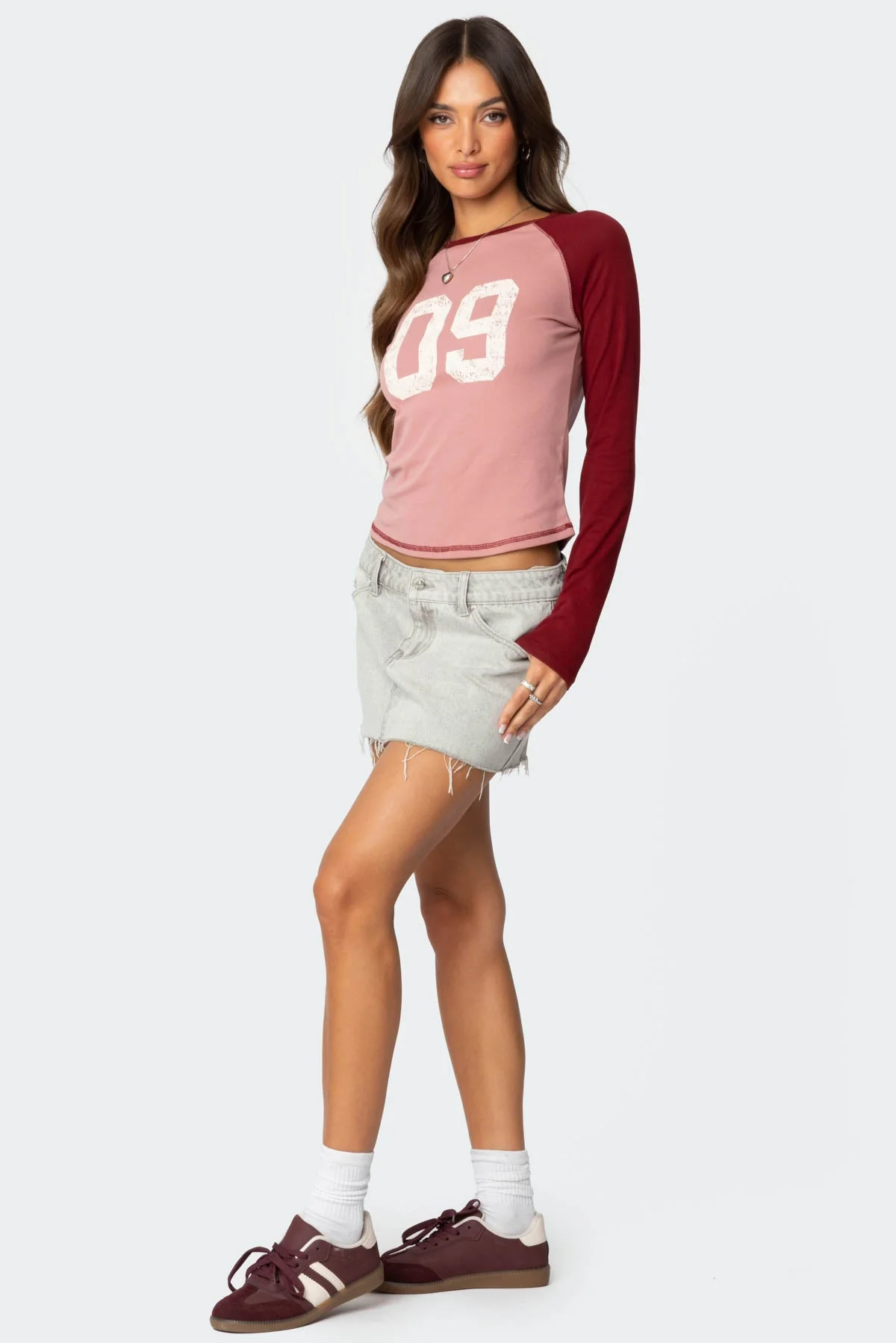 09 Raglan Long Sleeve T Shirt - Image 4