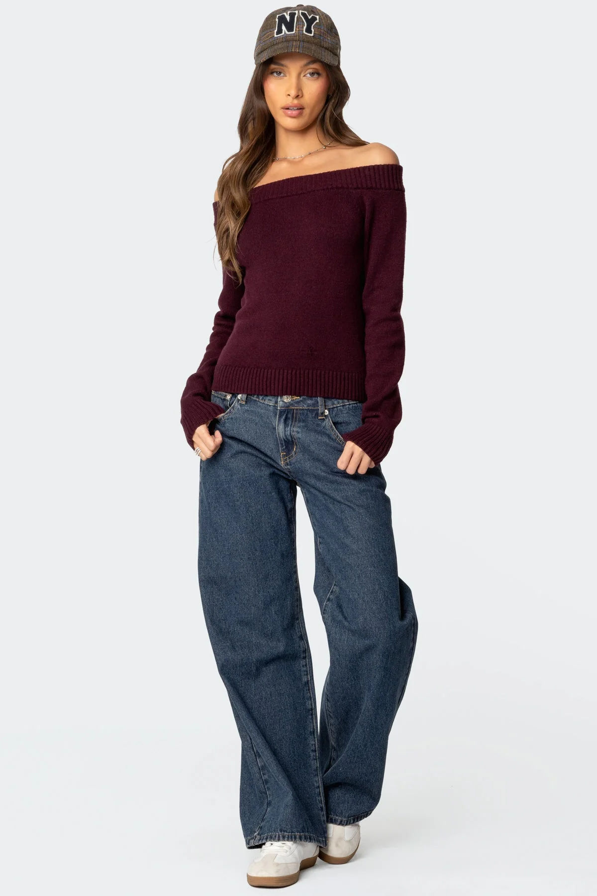 Elona Off Shoulder Knit Top - Image 2