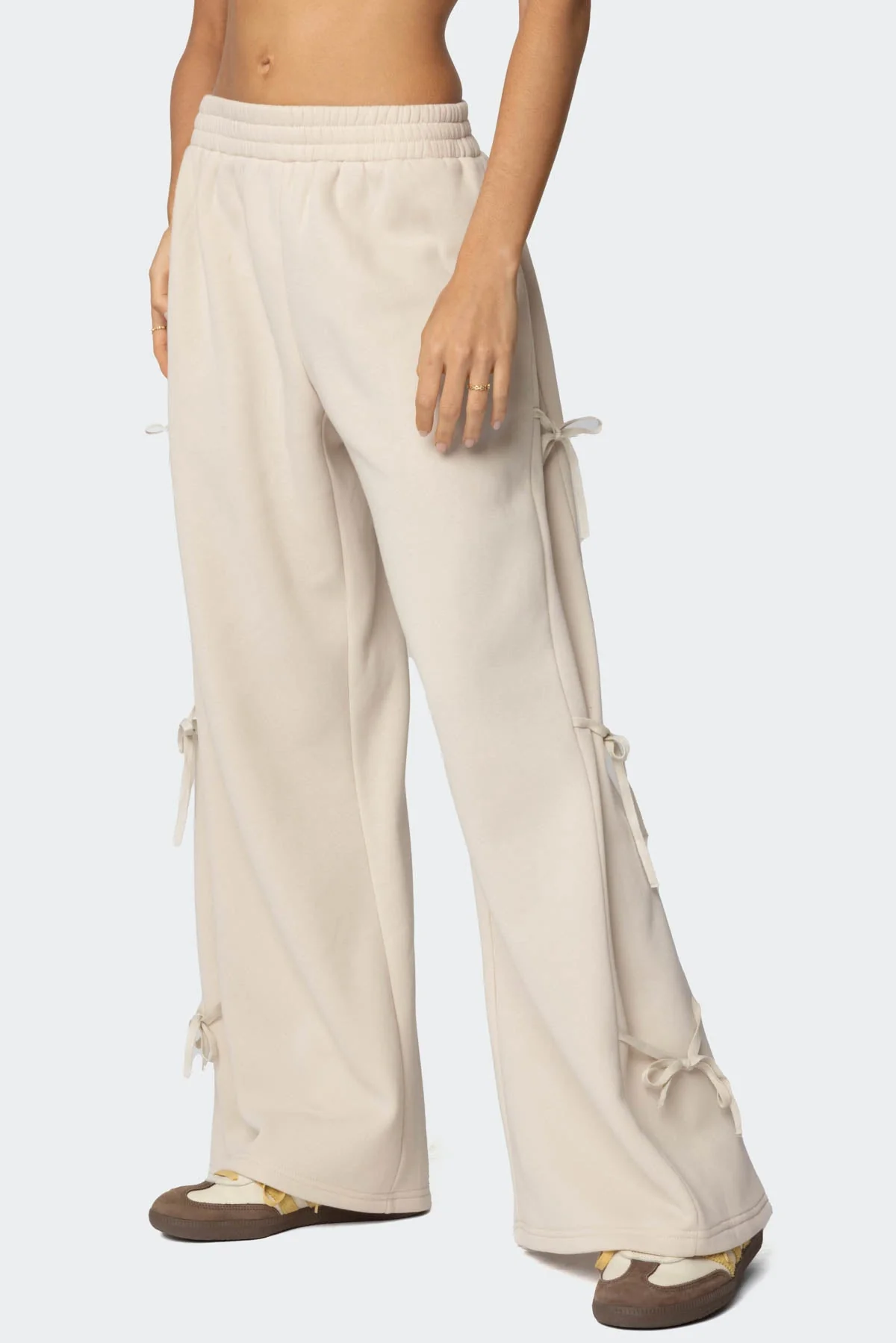Claudette Baggy Ribbon Joggers - Image 2