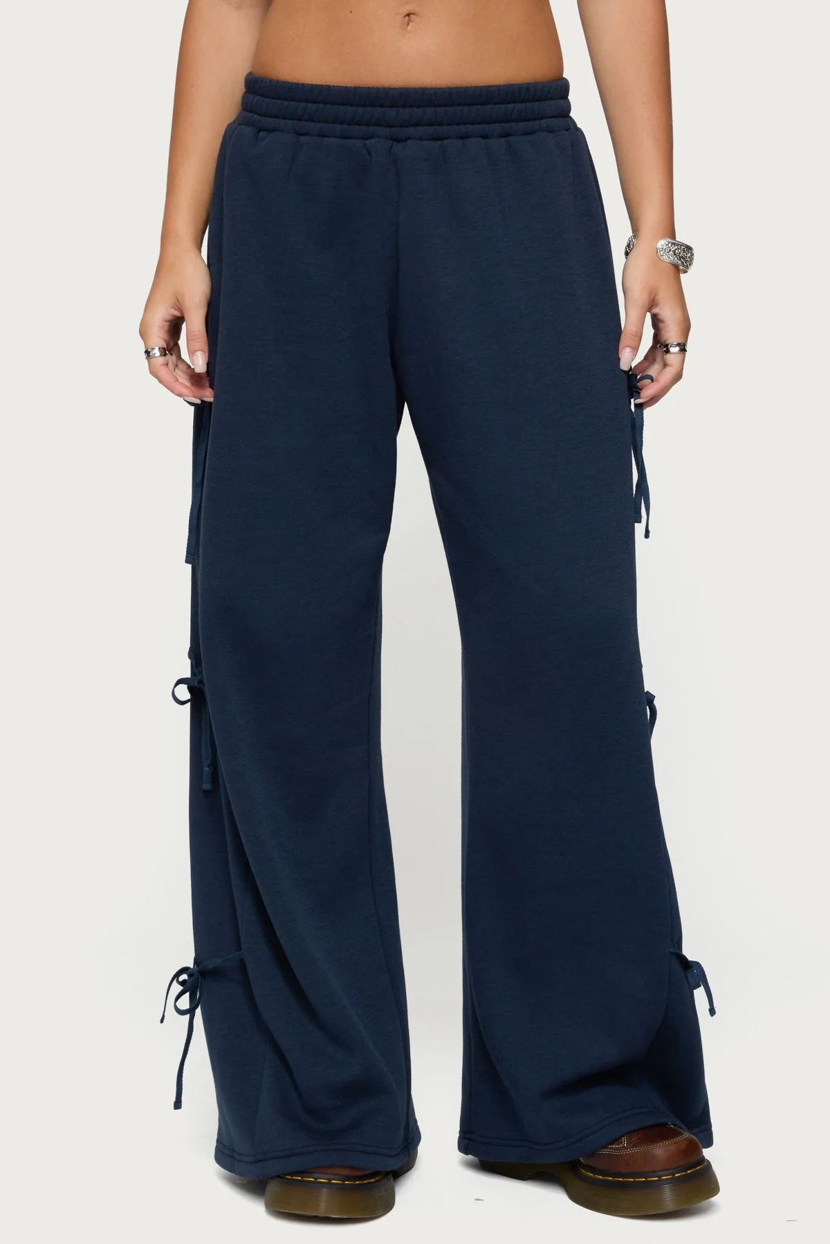 Claudette Baggy Ribbon Joggers - Image 2
