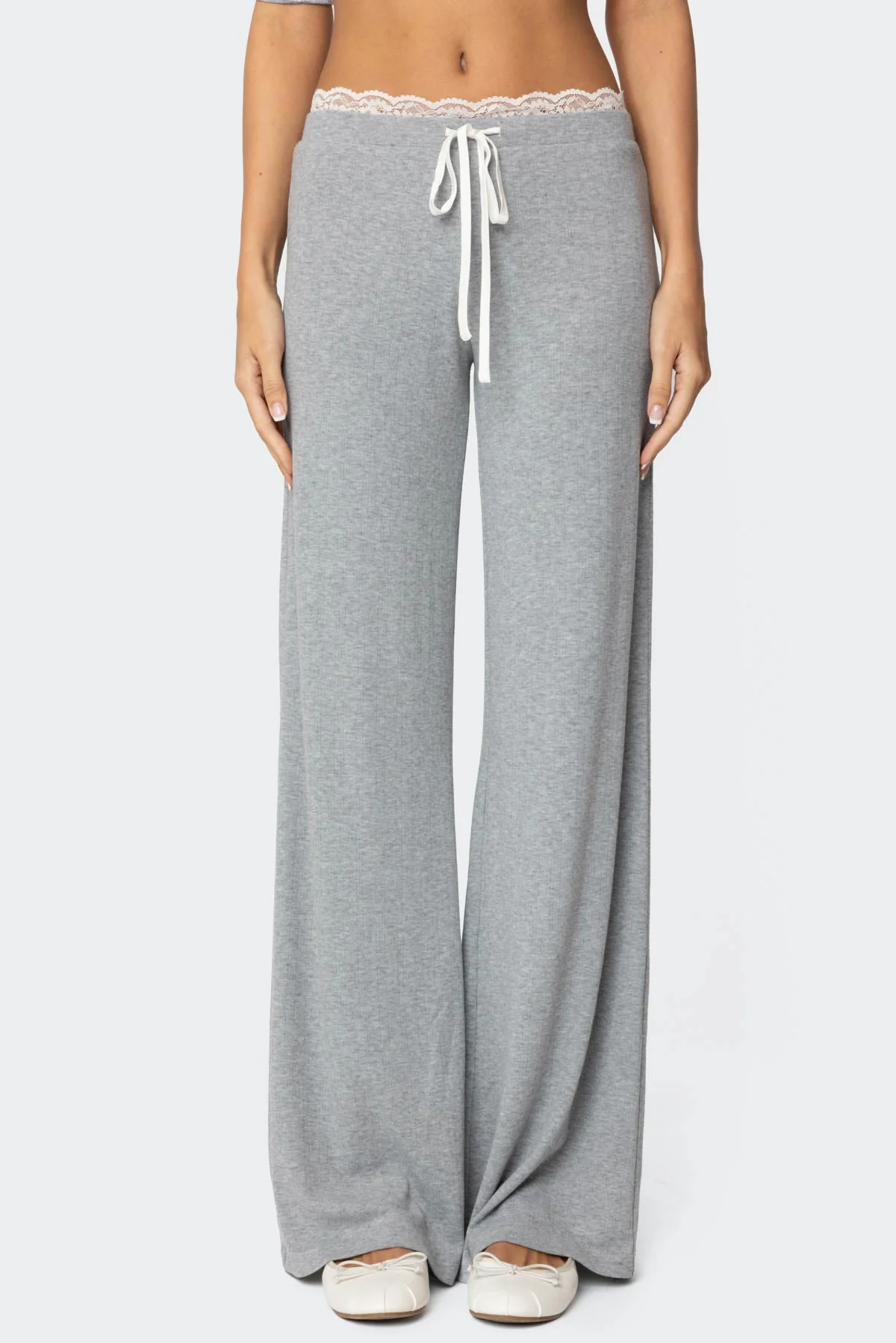 Peekaboo Lace Trousers - Image 2