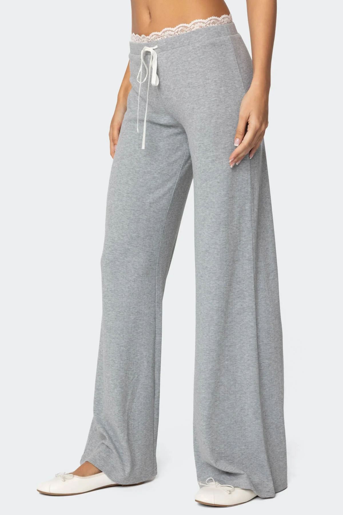 Peekaboo Lace Trousers - Image 3