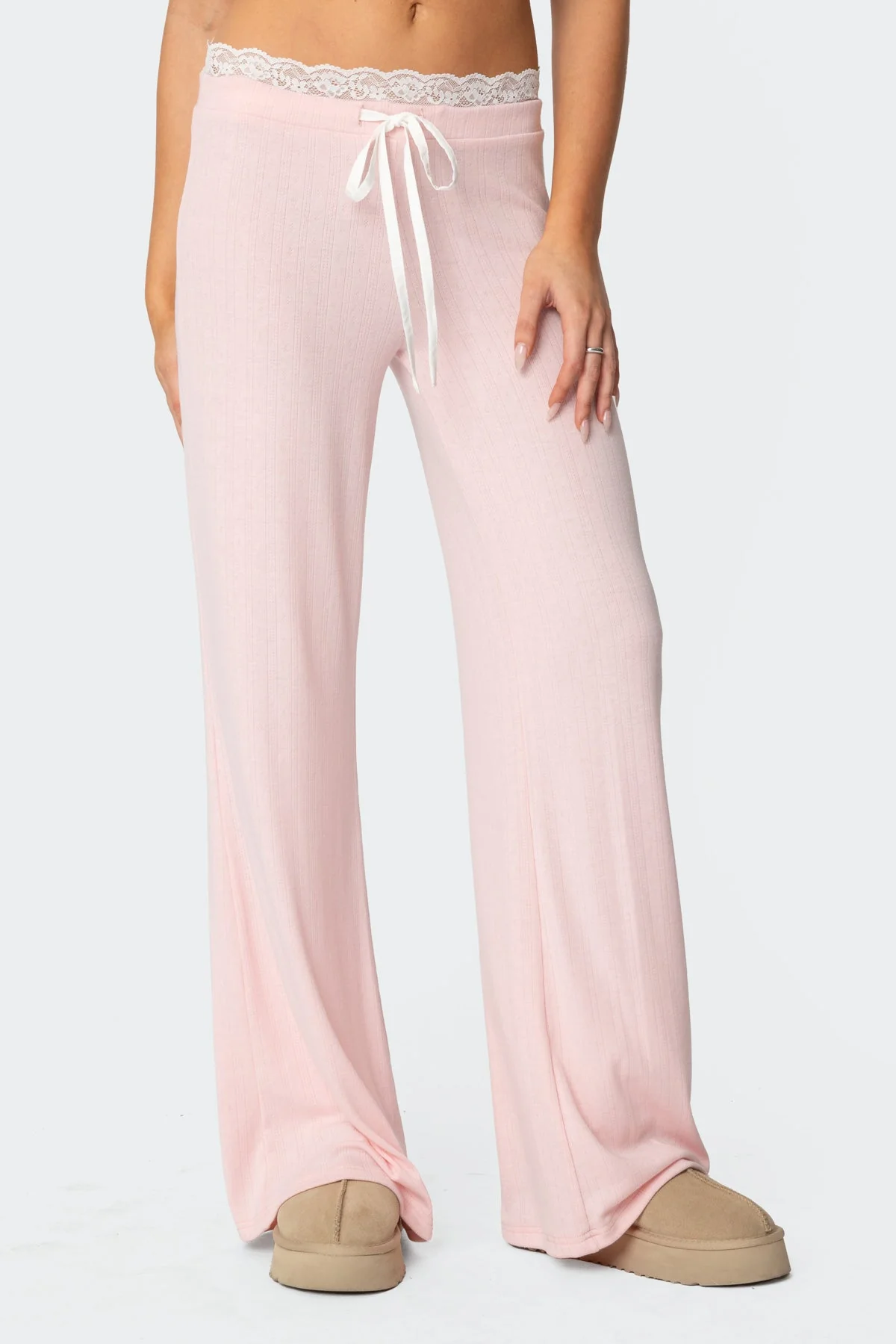Peekaboo Lace Trousers - Image 3