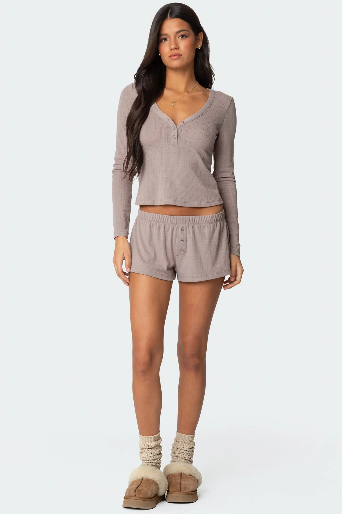 Keely Pointelle Shorts - Image 5