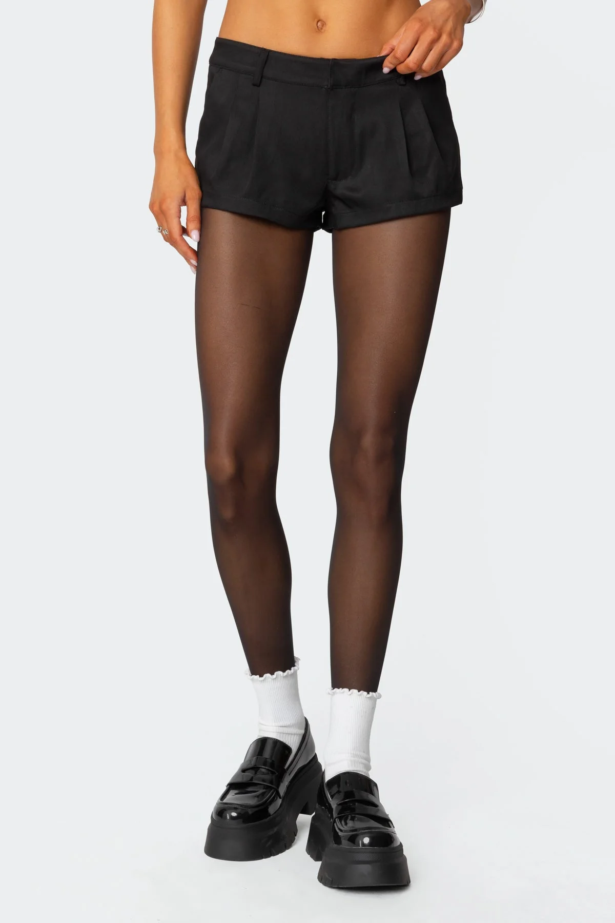 Kera Tailored Micro Shorts - Image 2