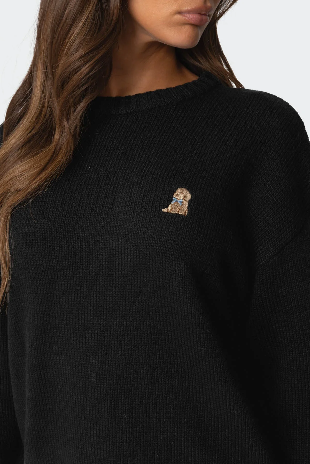 Puppy Love Embroidered Sweater - Image 4