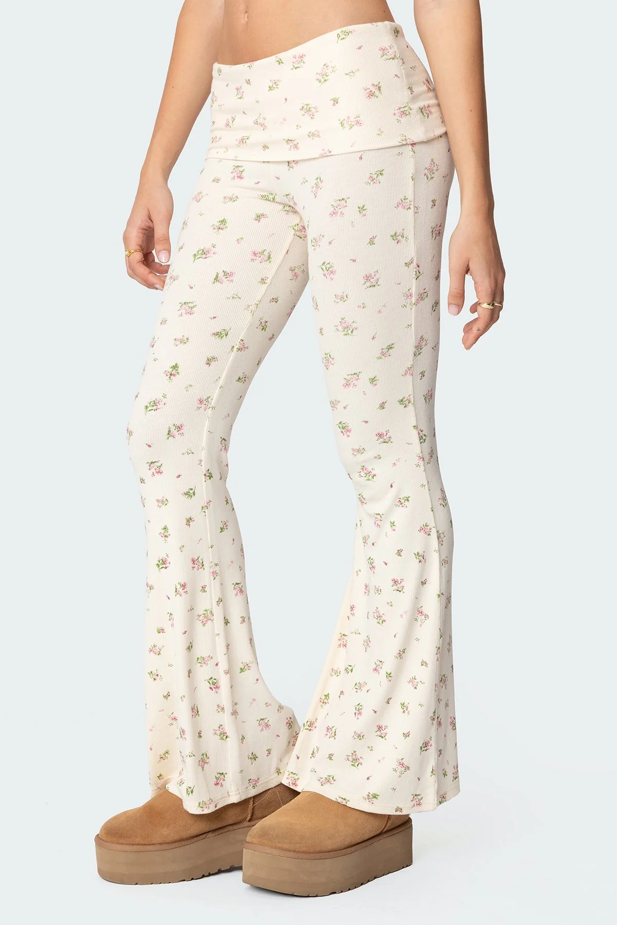 Bloom Baby Fold Over Flared Leggings - Image 3