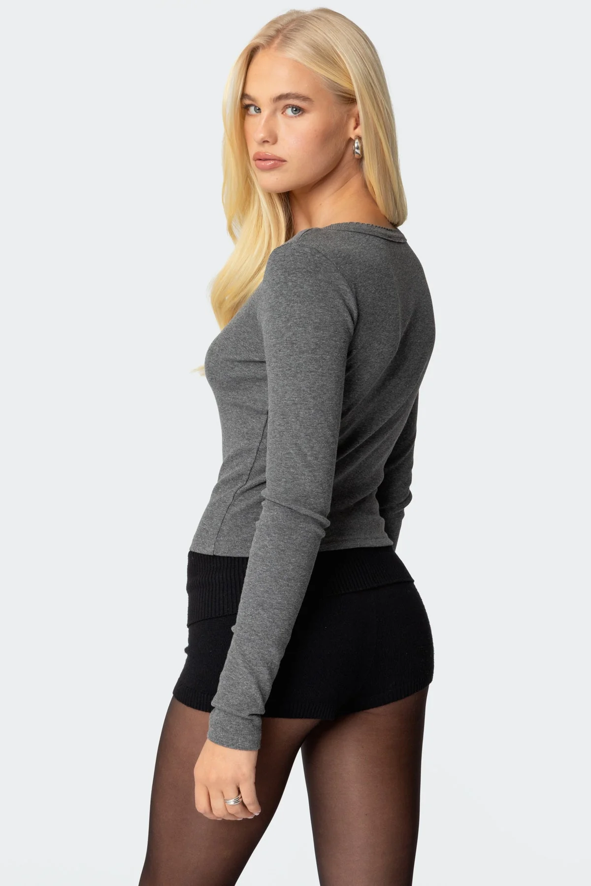 Shilo Ribbed Cardigan - Image 5