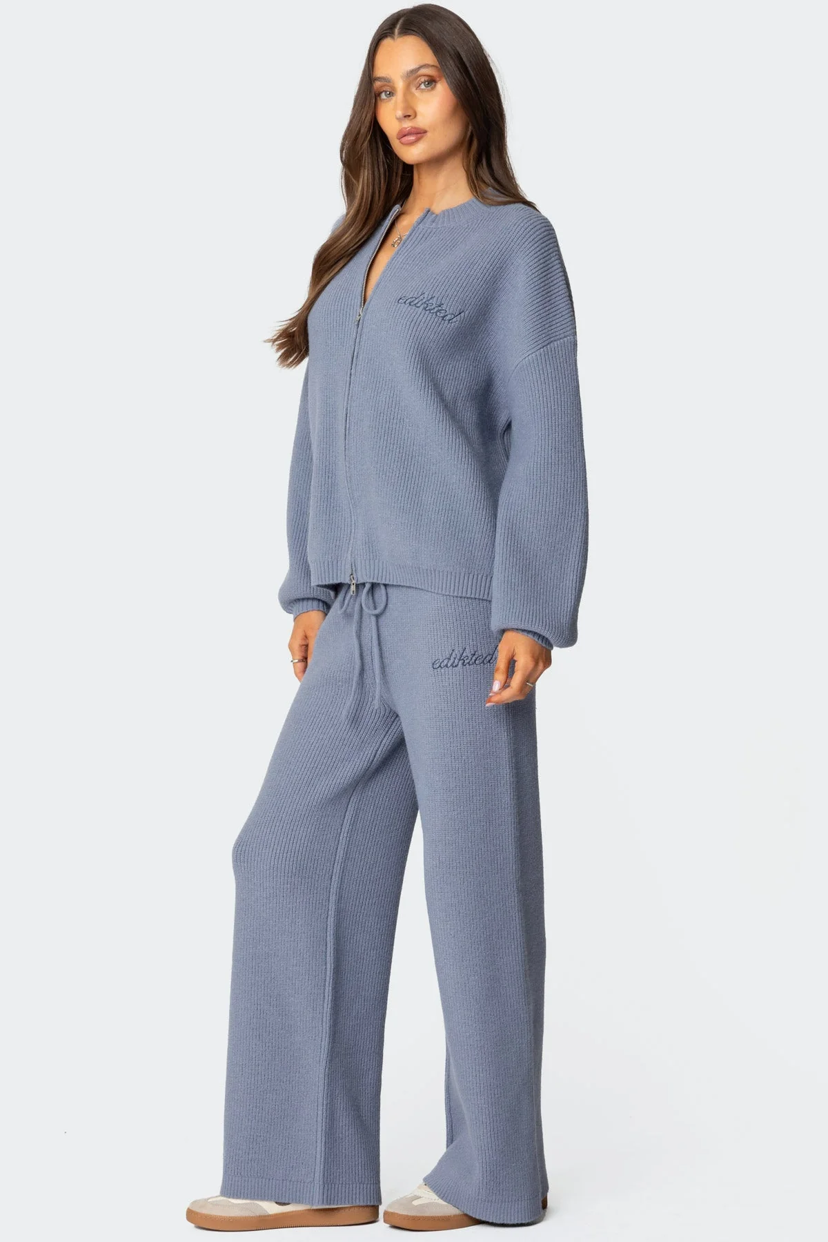 Kris Ribbed Knit Joggers - Image 3