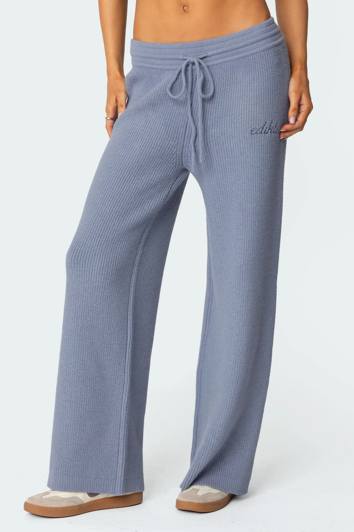 Kris Ribbed Knit Joggers - Image 4