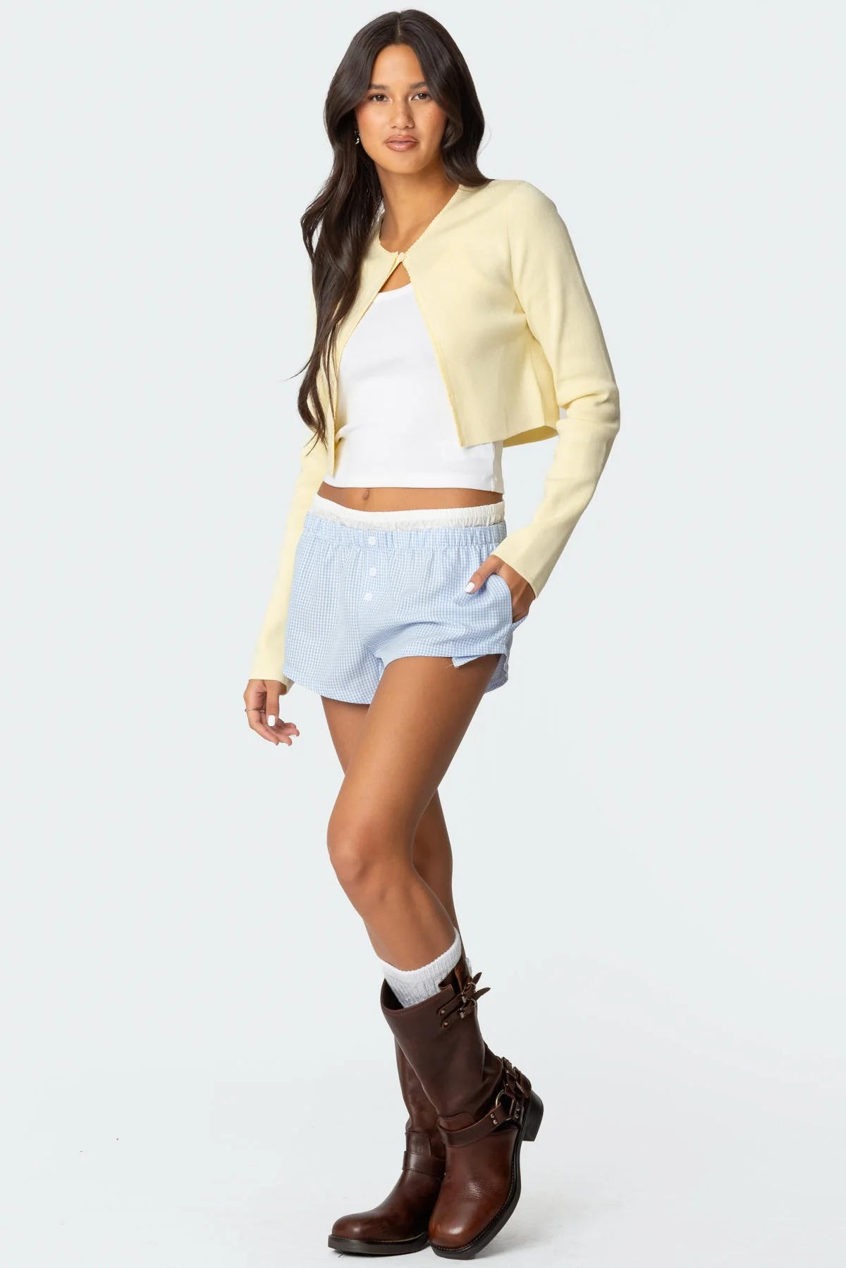 Jayne Split Front Knit Cardigan - Image 4