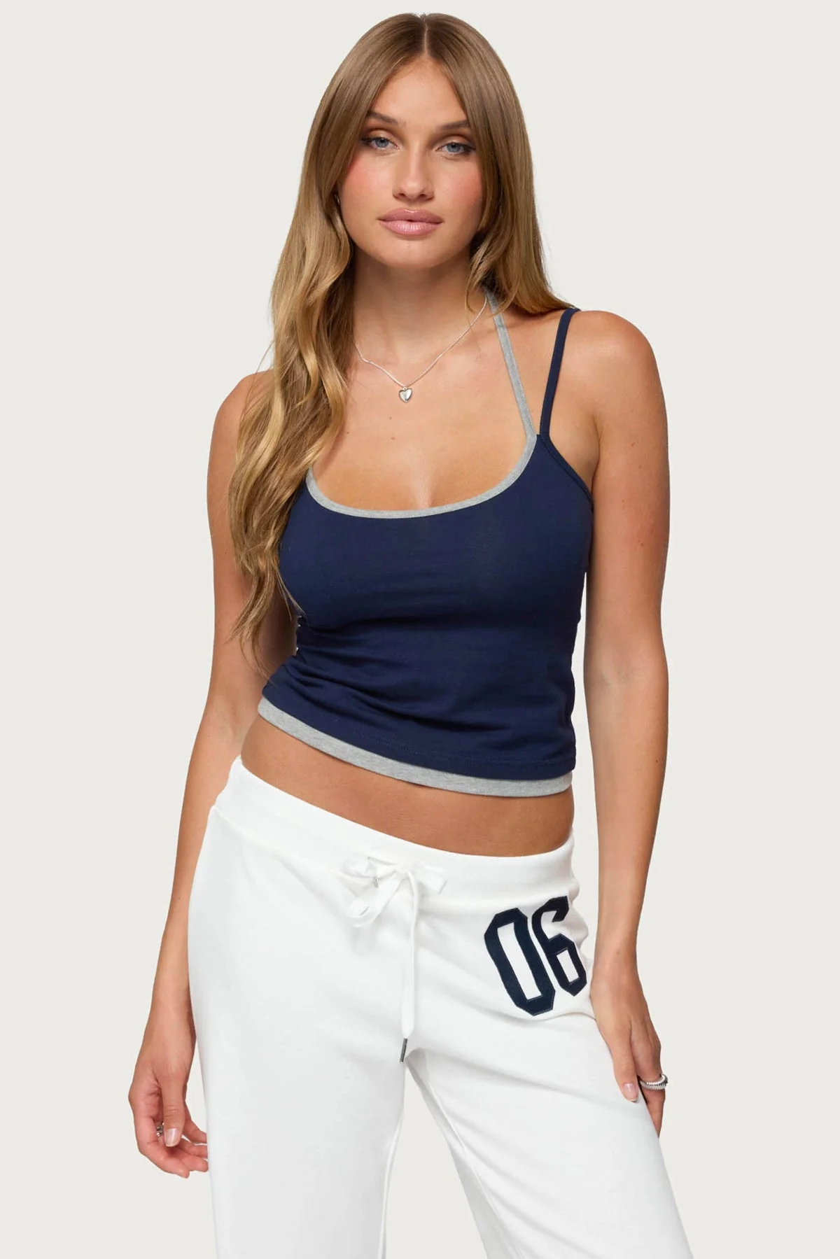 Roya Layered Halter Tank Top