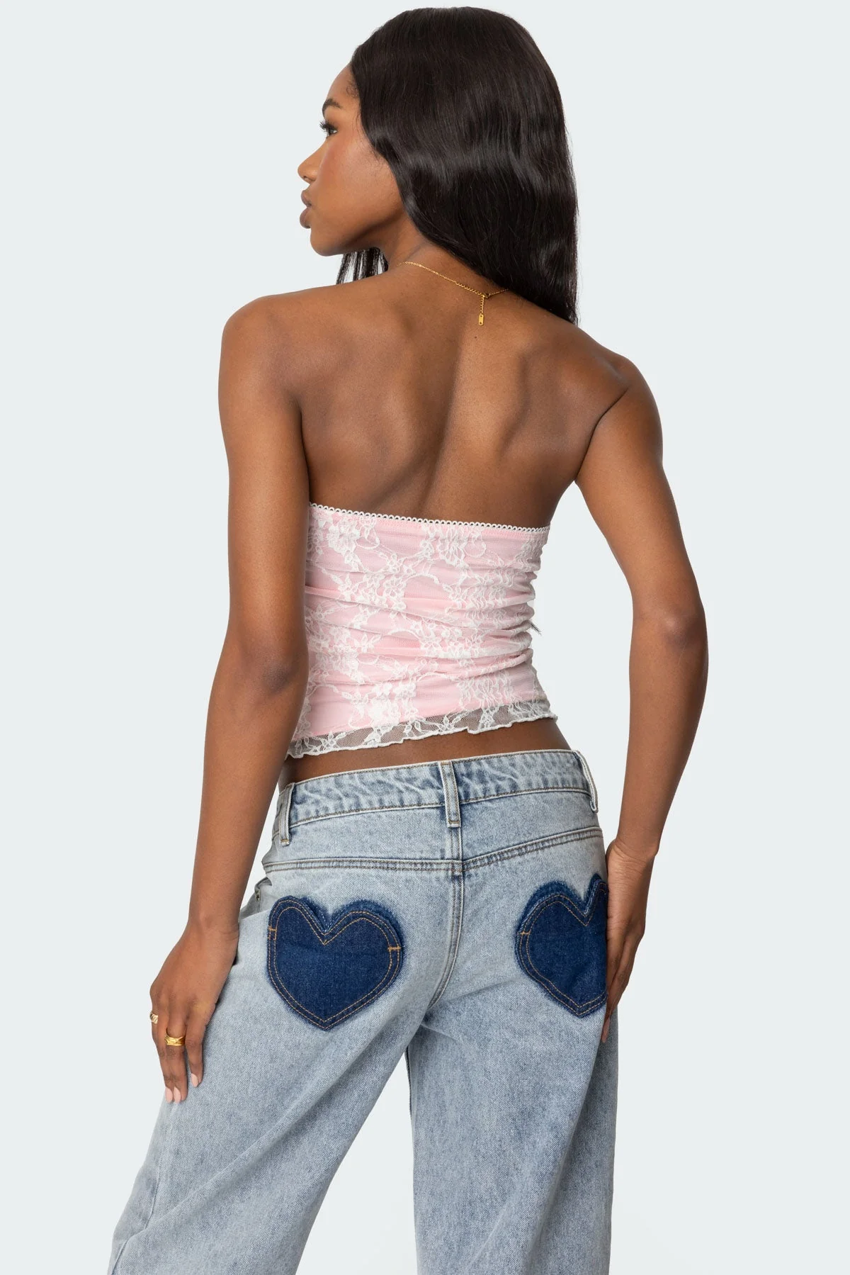 Allison Lace Tube Top - Image 5