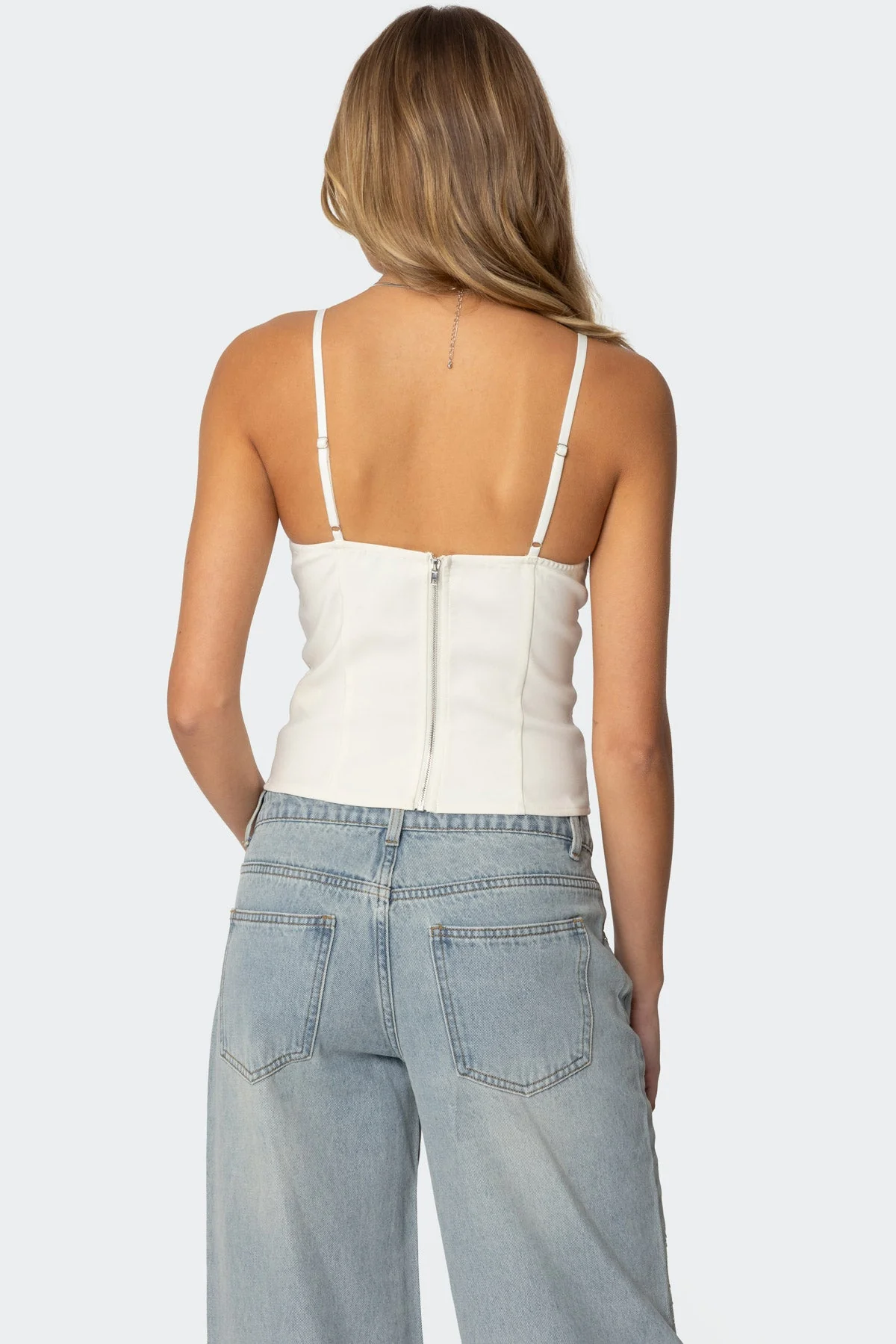 Liana Cut Out Tank Top - Image 5