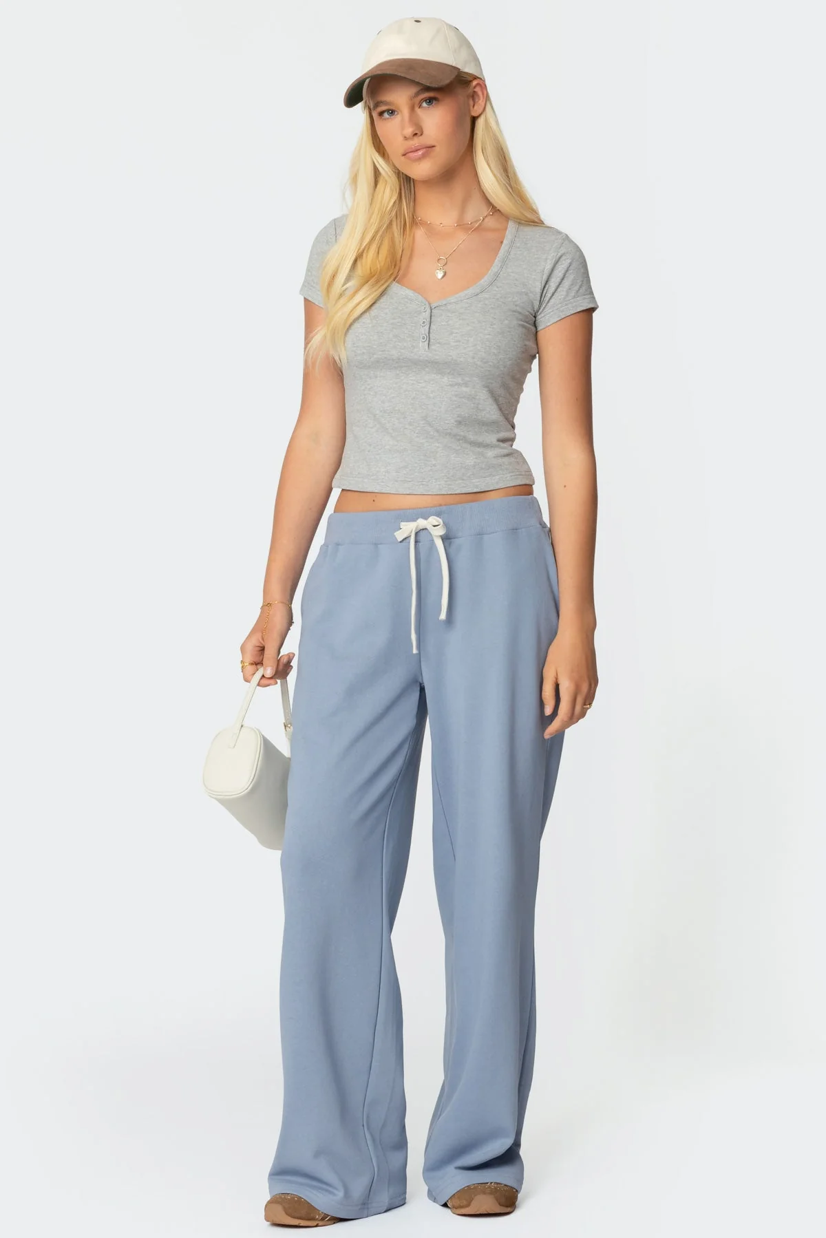 French Terry Straight Leg Joggers