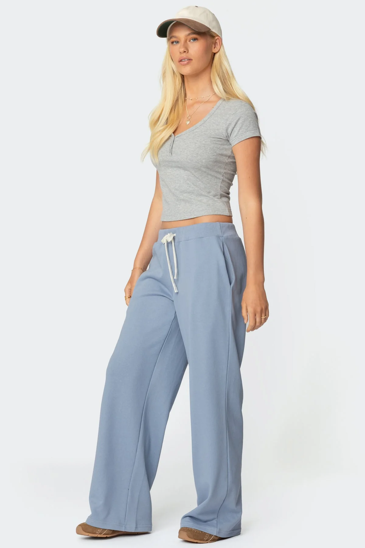French Terry Straight Leg Joggers - Image 3