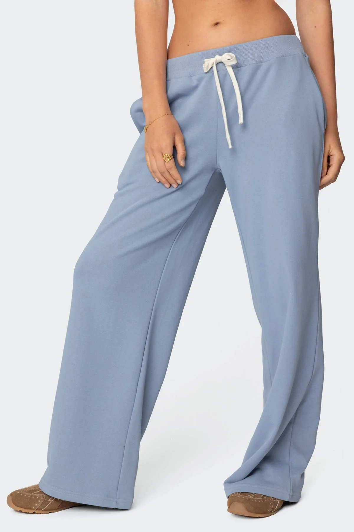 French Terry Straight Leg Joggers - Image 4