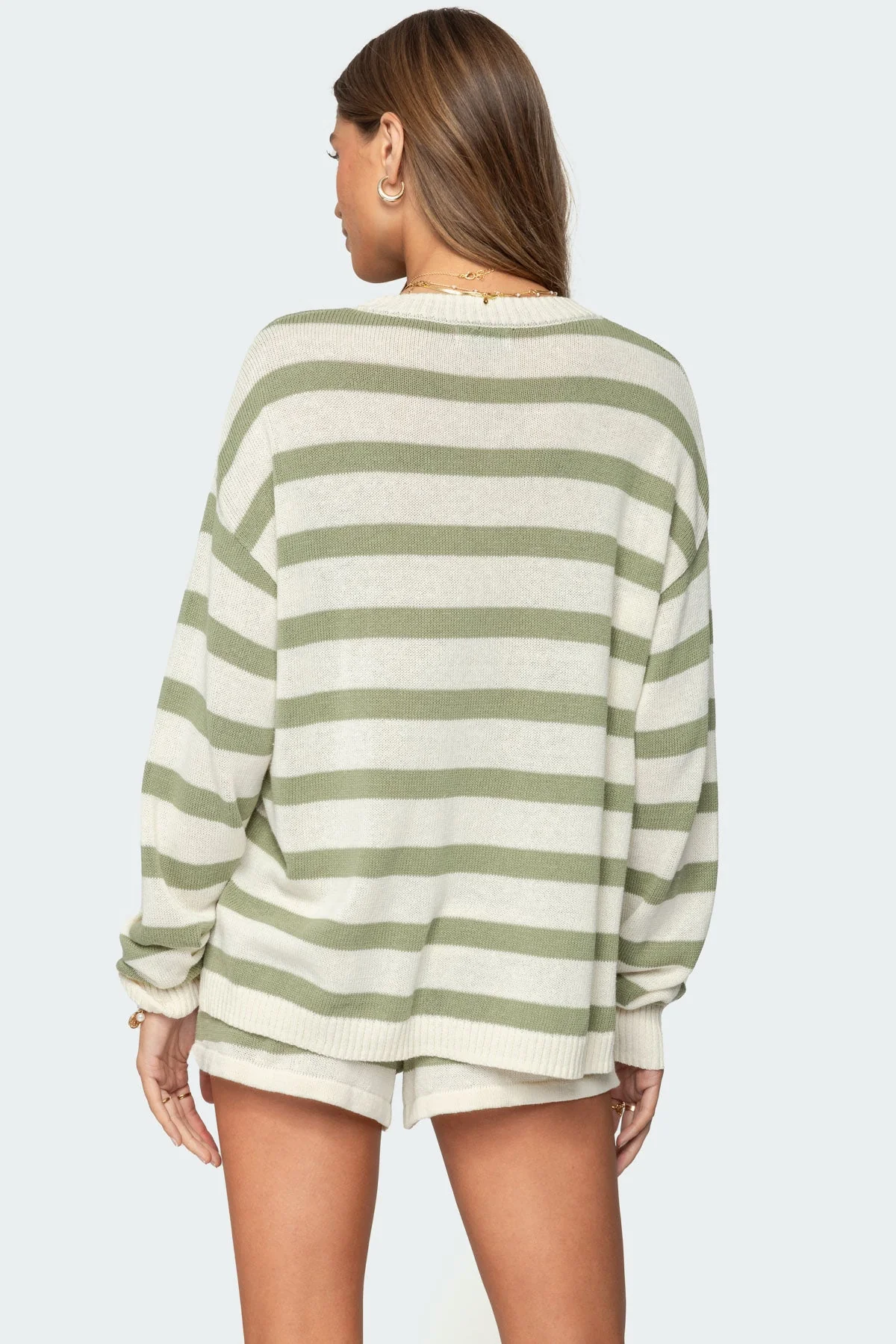 Amaris Oversized Striped Sweater - Image 3