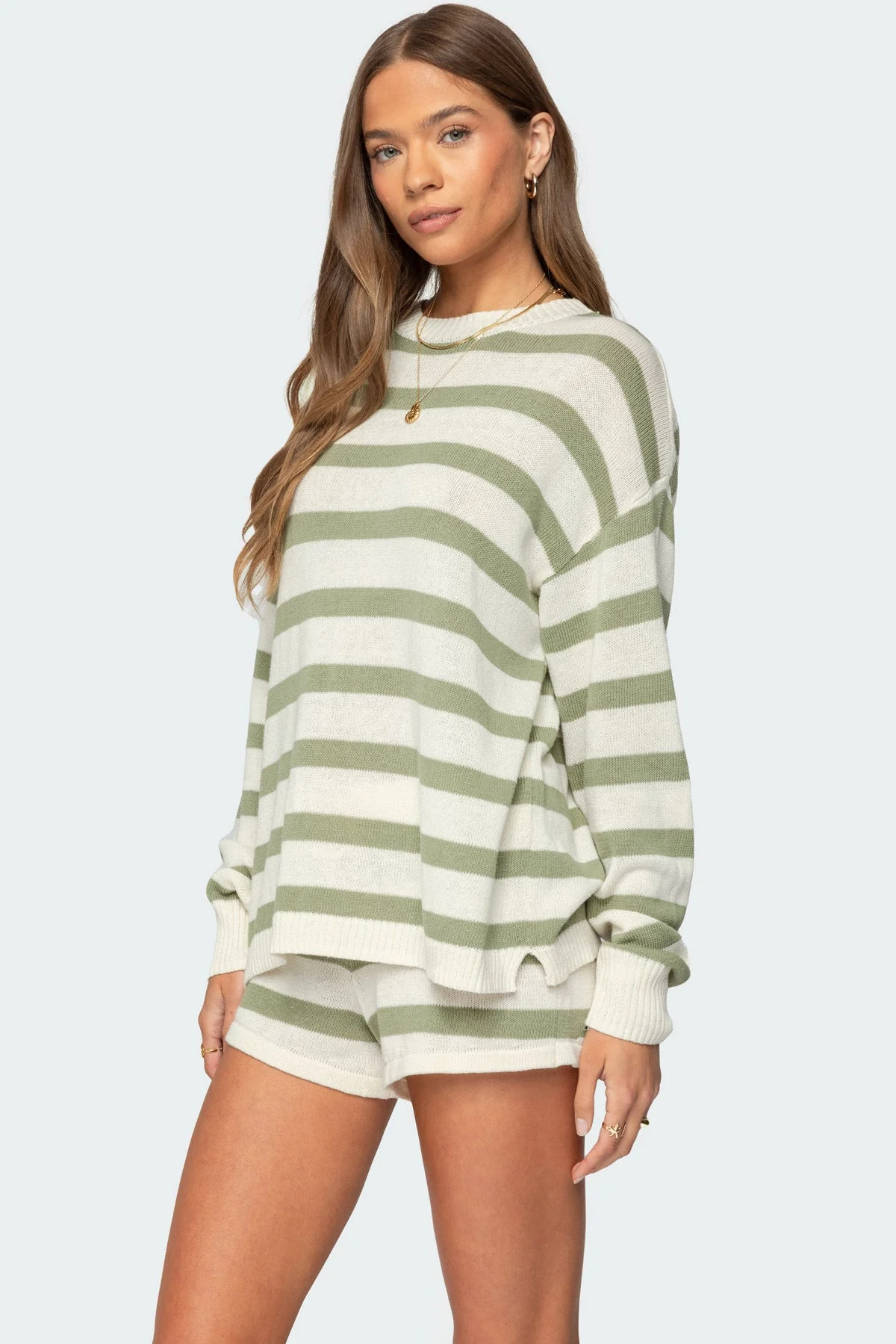 Amaris Oversized Striped Sweater - Image 4