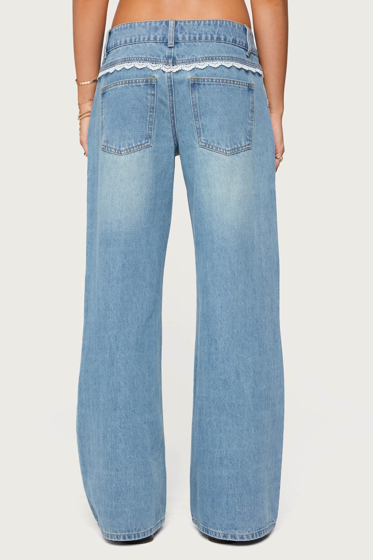 Alisha Lacey Low Rise Baggy Jeans - Image 5