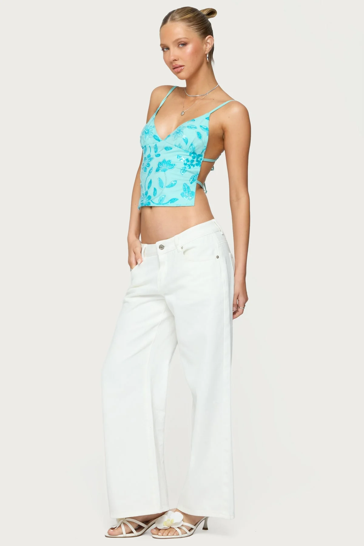 Petite Roman Low Rise Baggy Jeans - Image 3