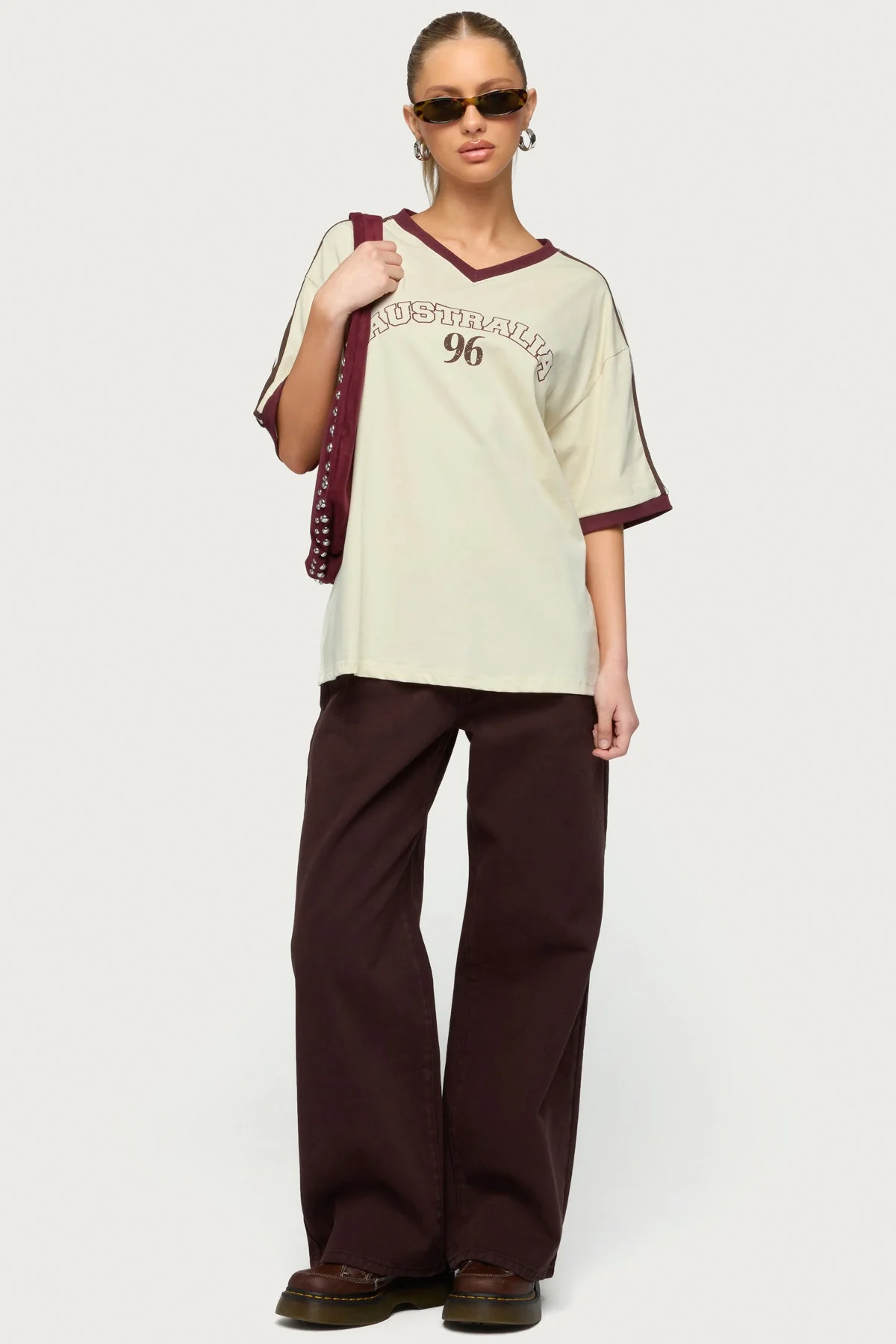 Petite Roman Low Rise Baggy Jeans
