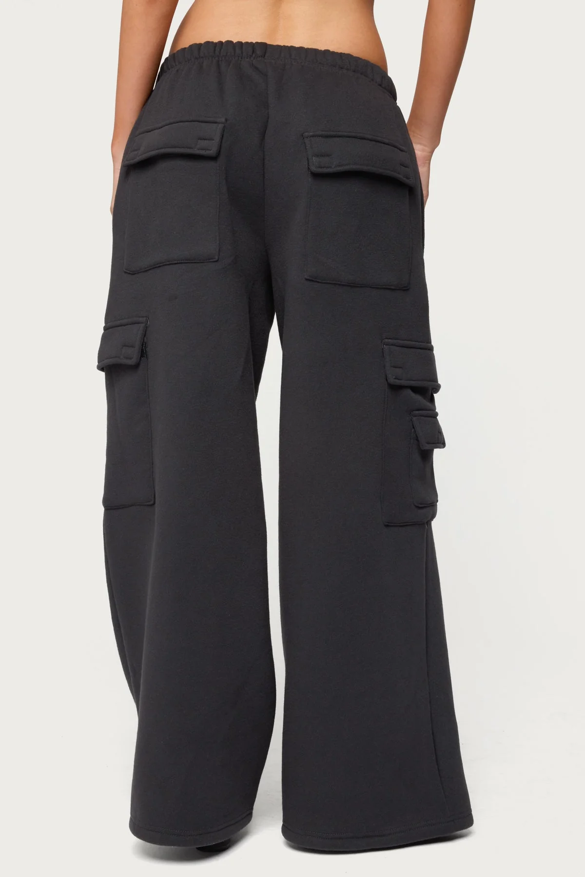 Petite Wide Leg Cargo Joggers - Image 5