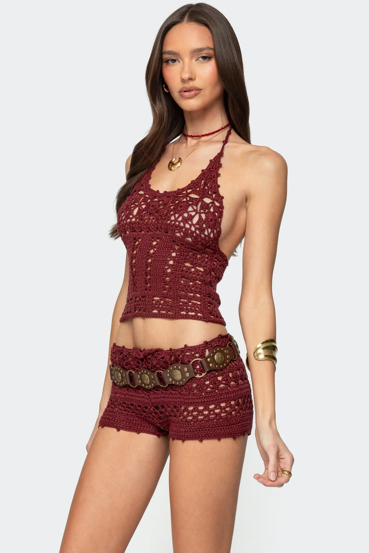 Kelani Crochet Halter Top - Image 5