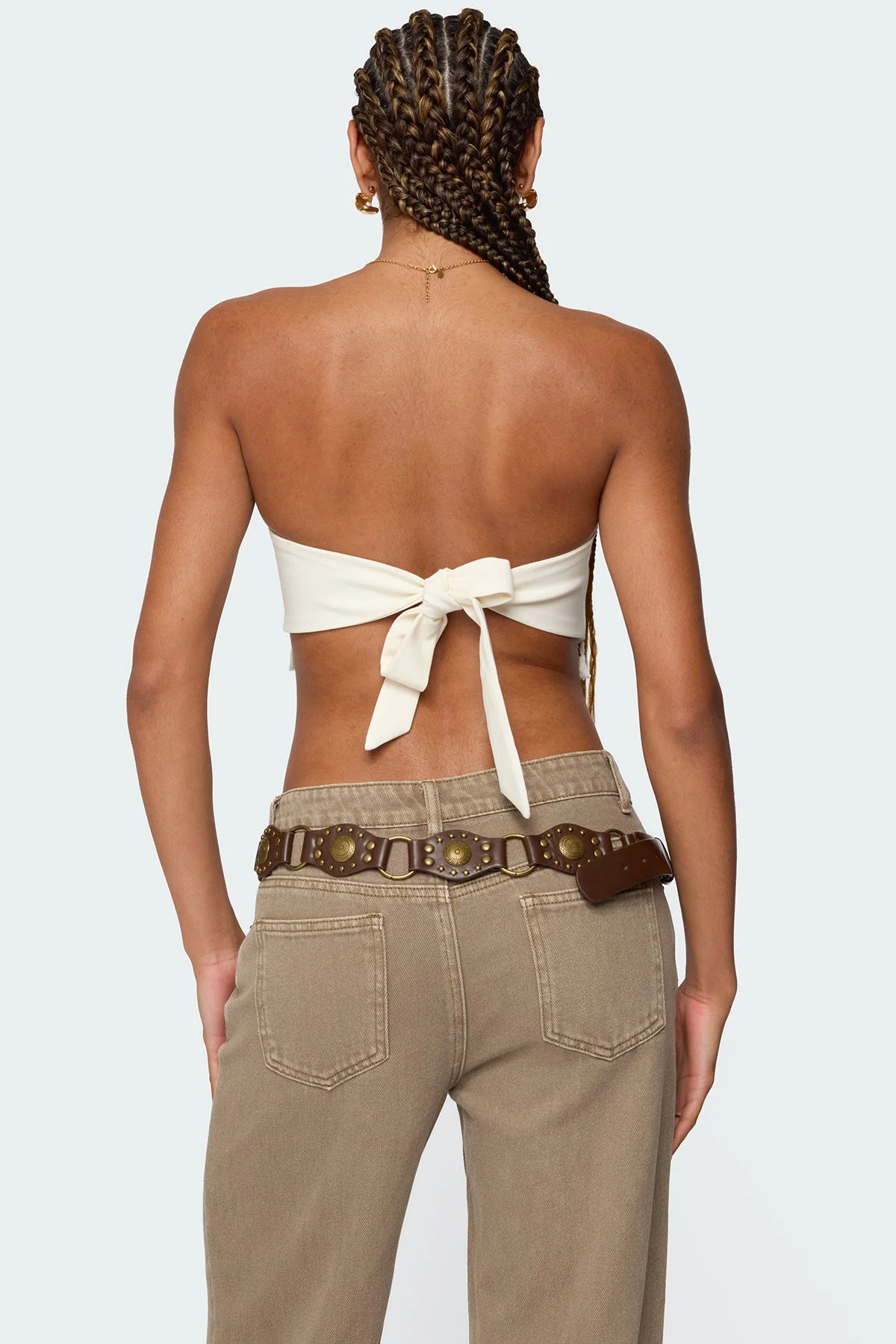 Stud & Tassel Handkerchief Top - Image 4
