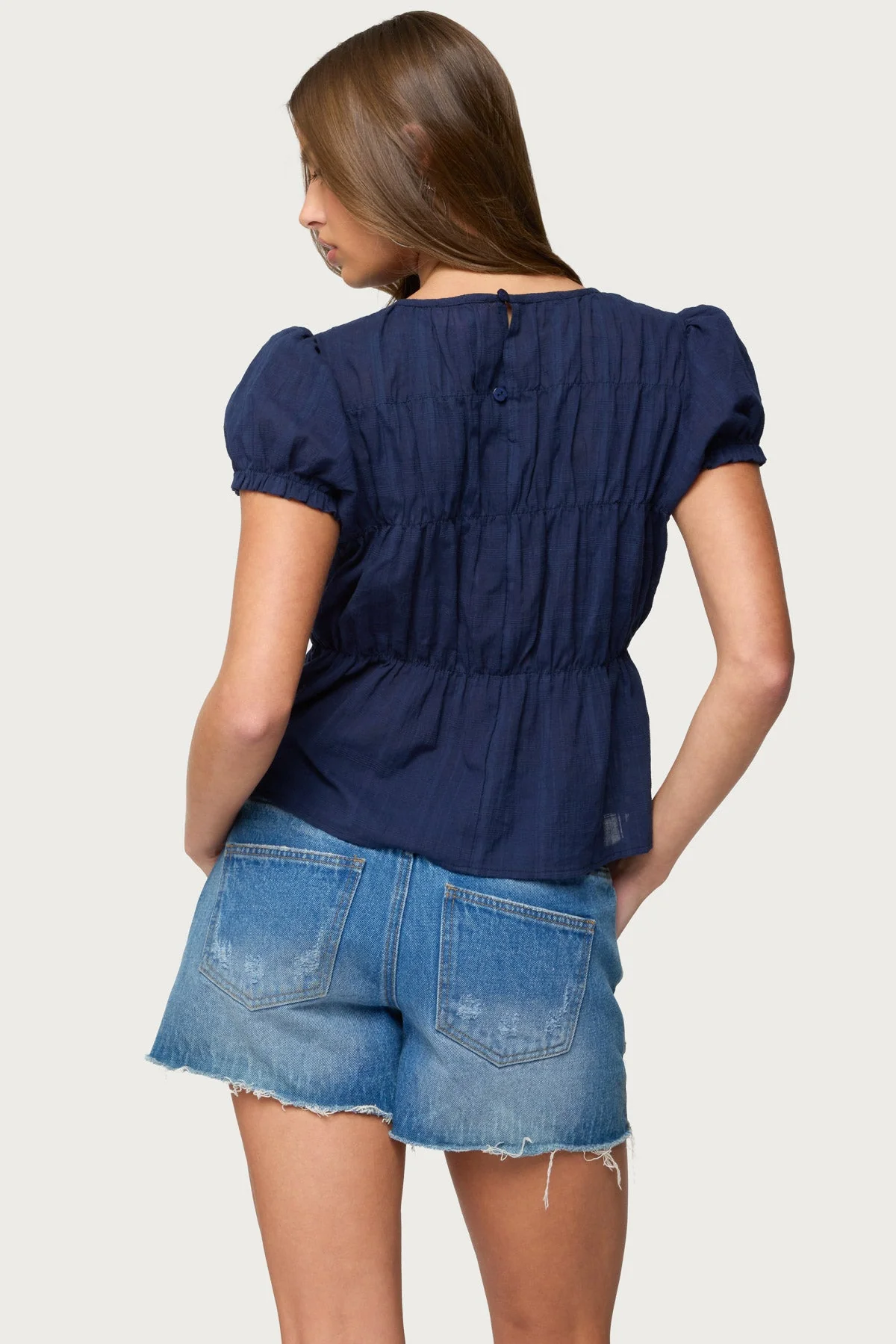 Maricella Gathered Tiered Top - Image 4