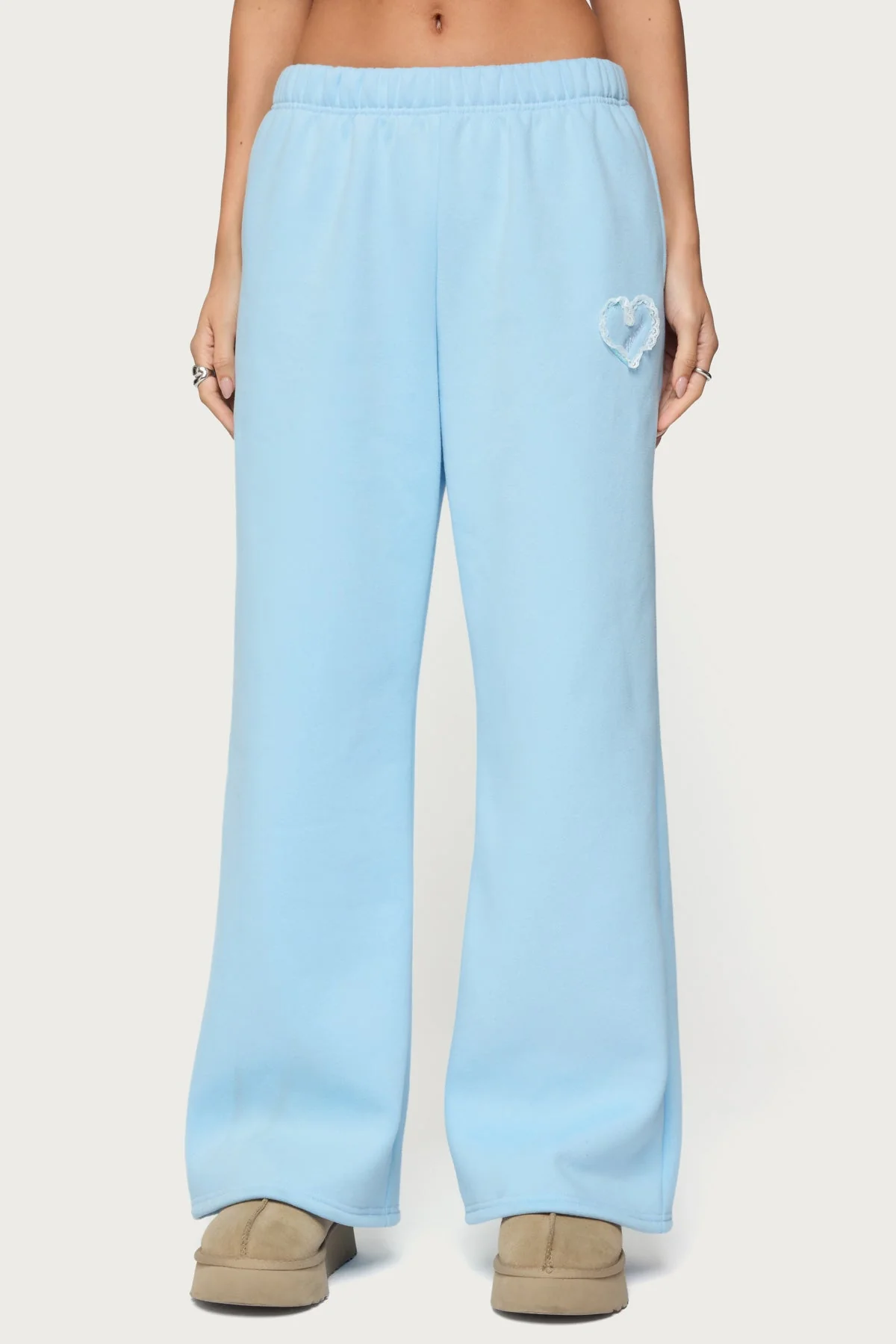 Love Edikted Wide Leg Joggers - Image 3