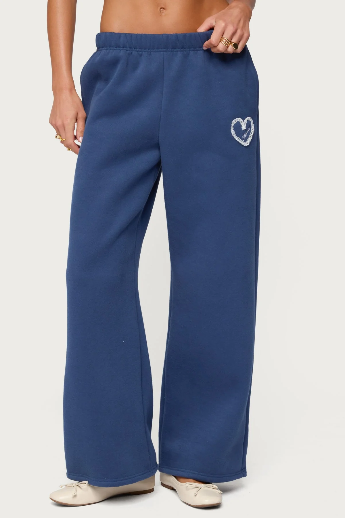 Love Edikted Wide Leg Joggers - Image 3