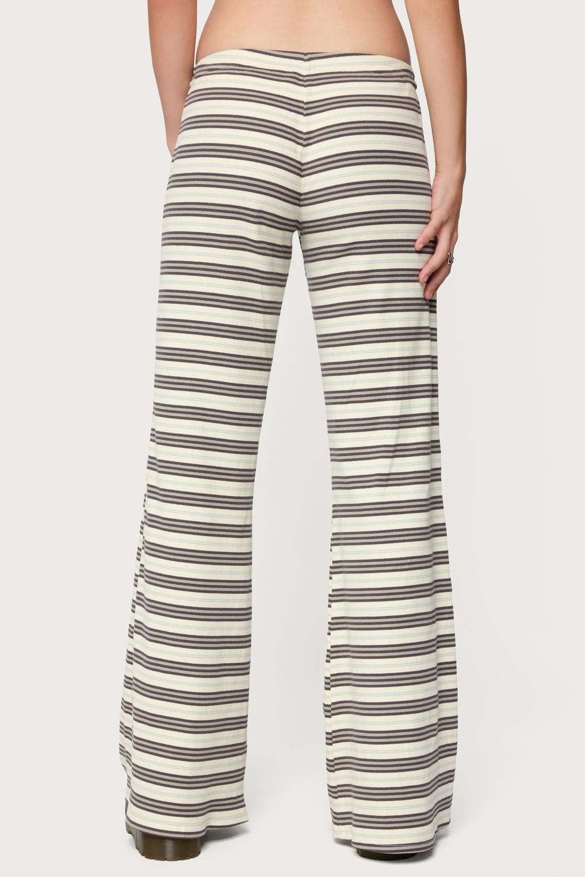 Avalie Striped Ribbed Trousers - Image 5