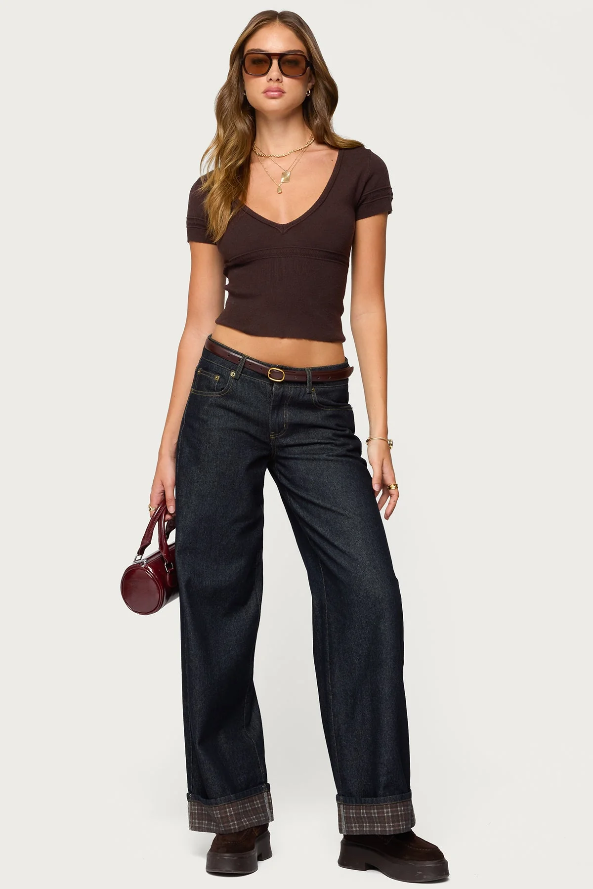 Theresa V Neck Knit Top - Image 5